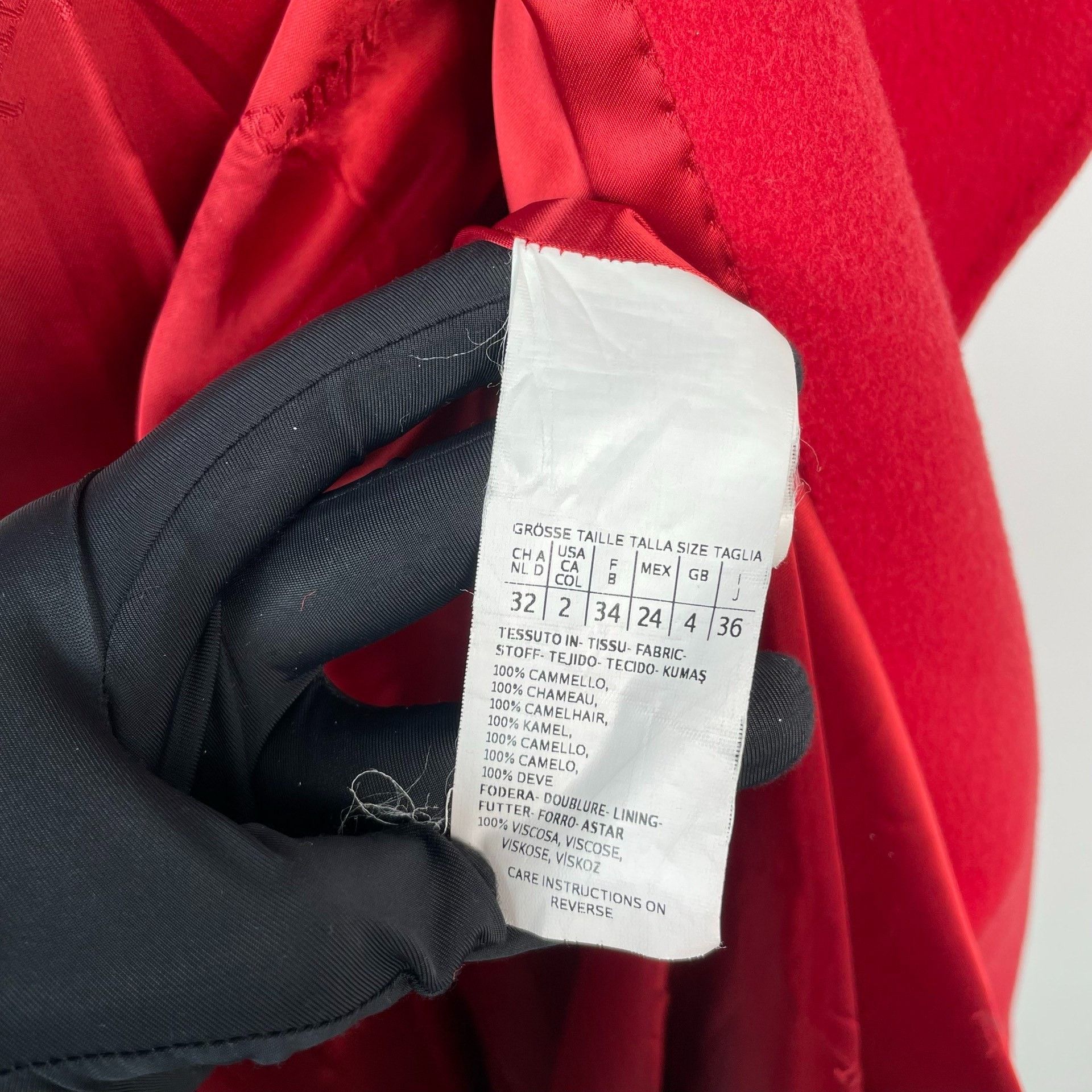 Max Mara Max Mara Red Coat 36 Women Size S / US 4 / IT 40 - 4 Thumbnail
