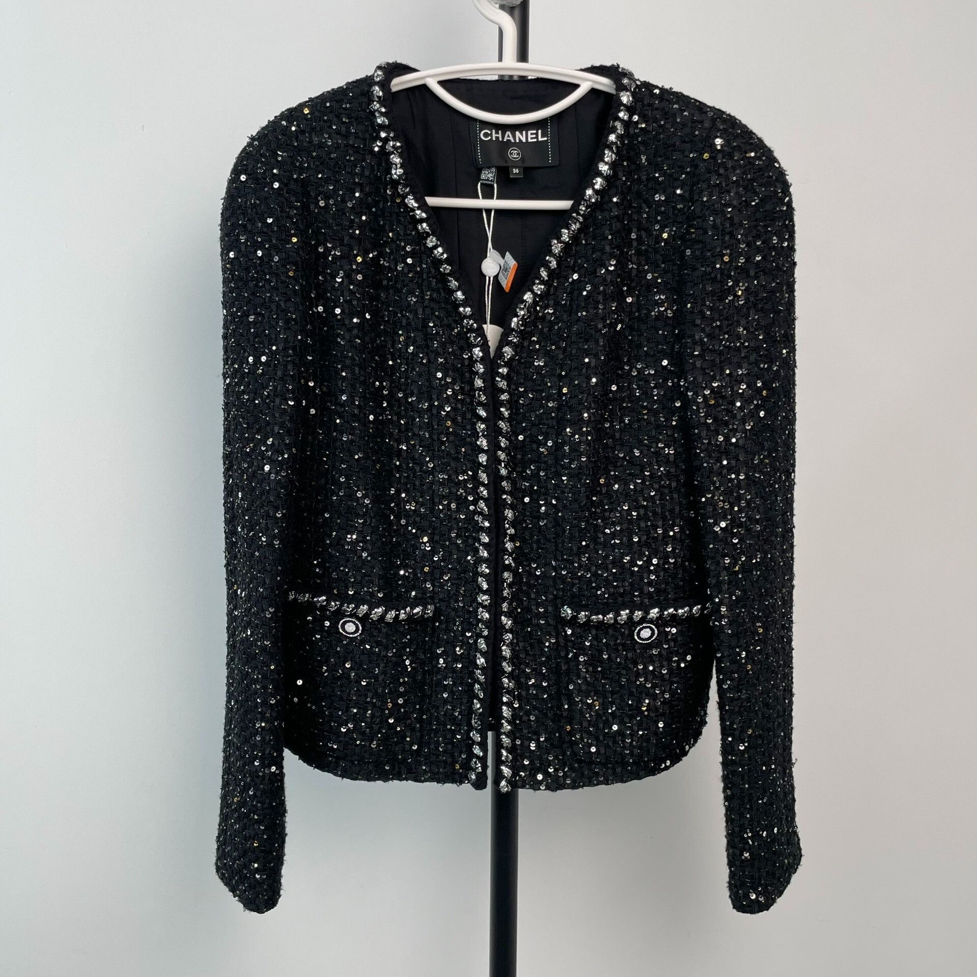 Chanel Chanel Black Light Jacket 36 Men Size US S / EU 44-46 / 1 - 9 Thumbnail