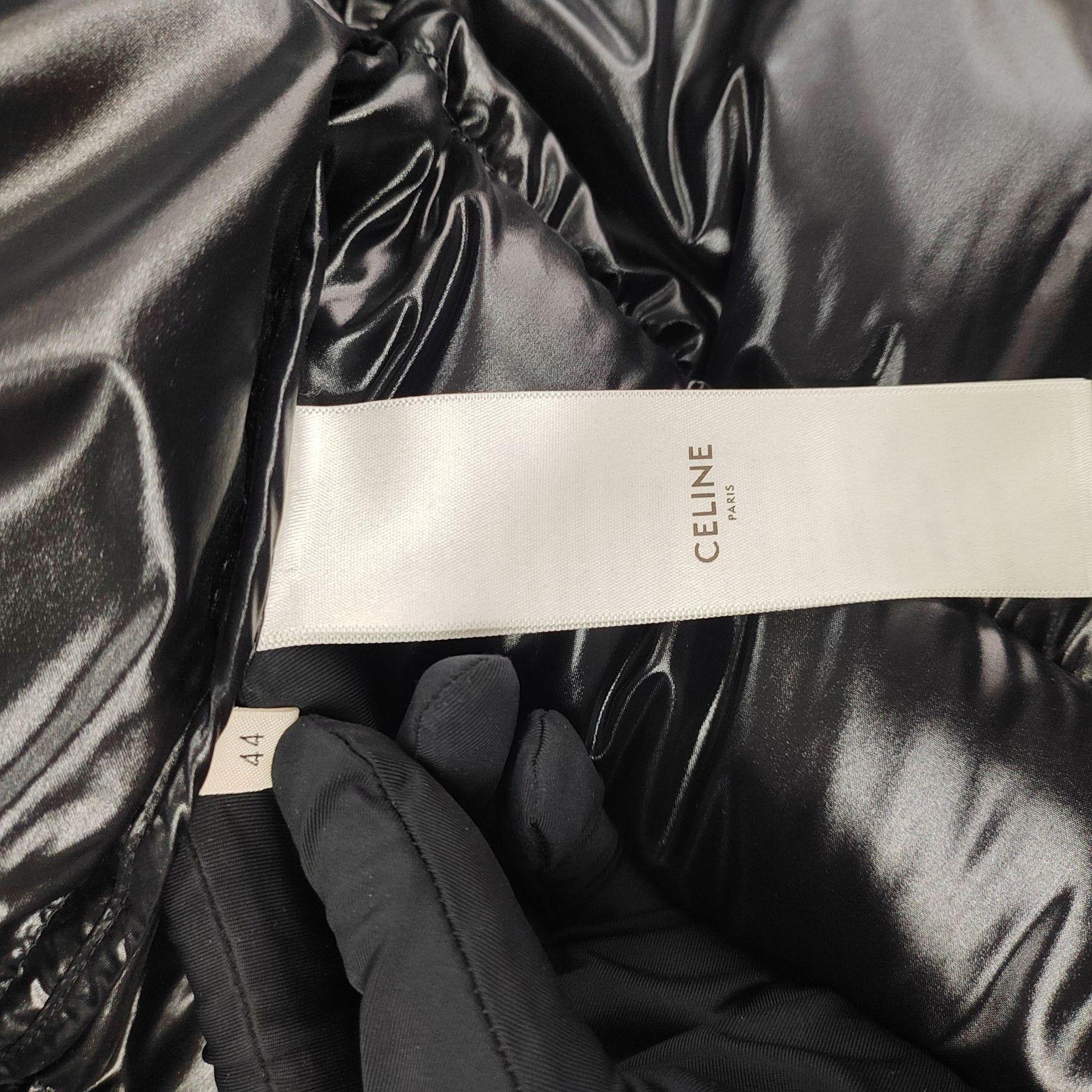 Celine Celine Retro Down Black Down Jacket 44 Women Size L / US 10 / IT 46 - 6 Thumbnail