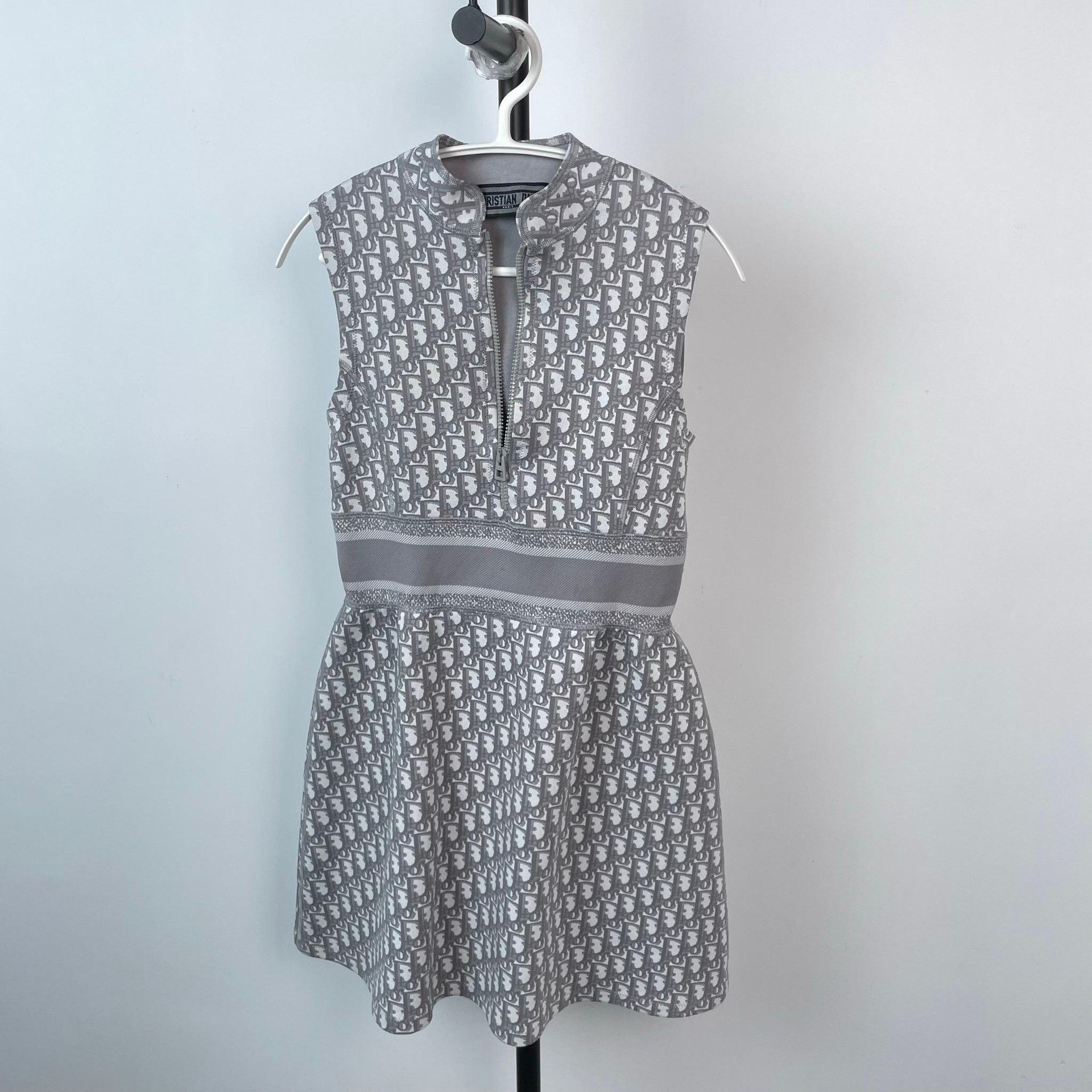 Dior Dior Retro Gray Dress 36 Women Size S / US 4 / IT 40 - 3 Thumbnail