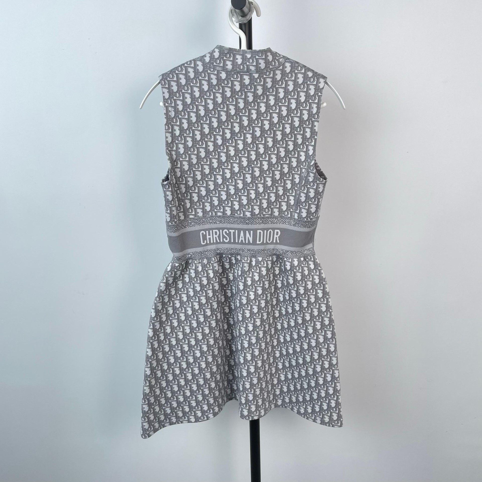 Dior Dior Retro Gray Dress 36 Women Size S / US 4 / IT 40 - 2 Thumbnail