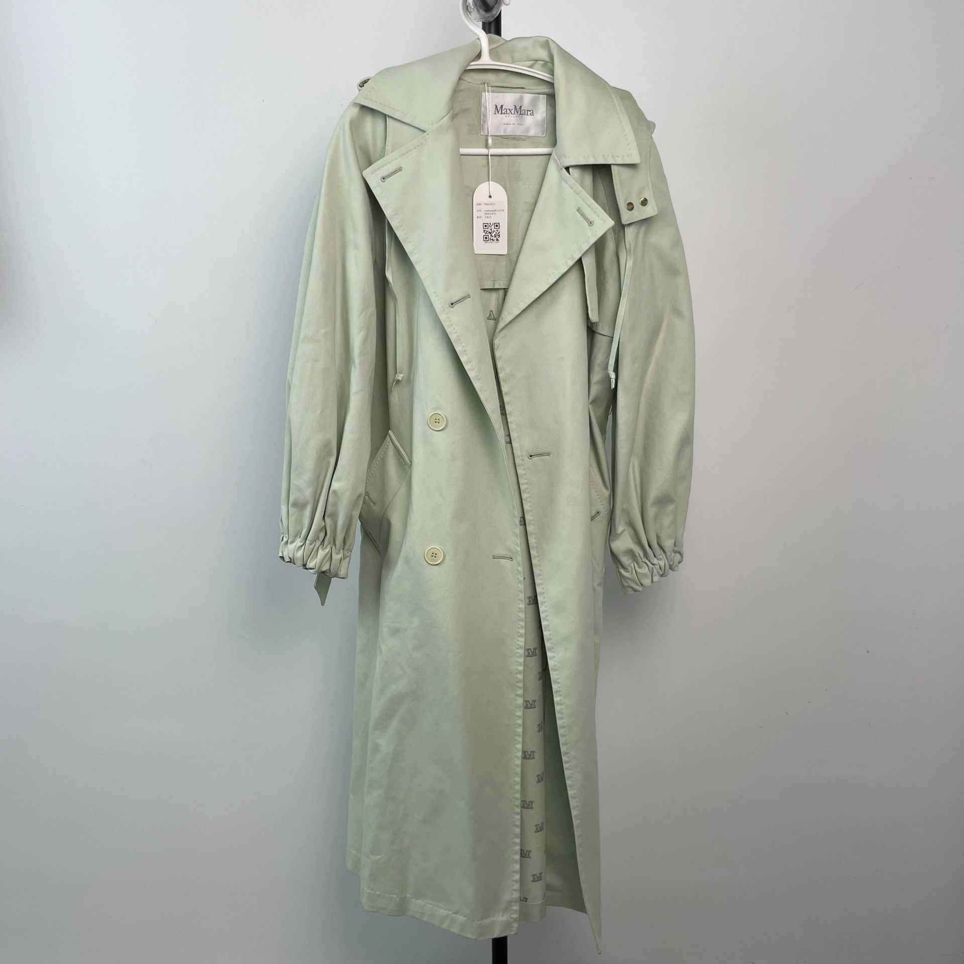 Max Mara Max Mara Long Green Coat 38 Women Size S / US 4 / IT 40 - 9 Thumbnail