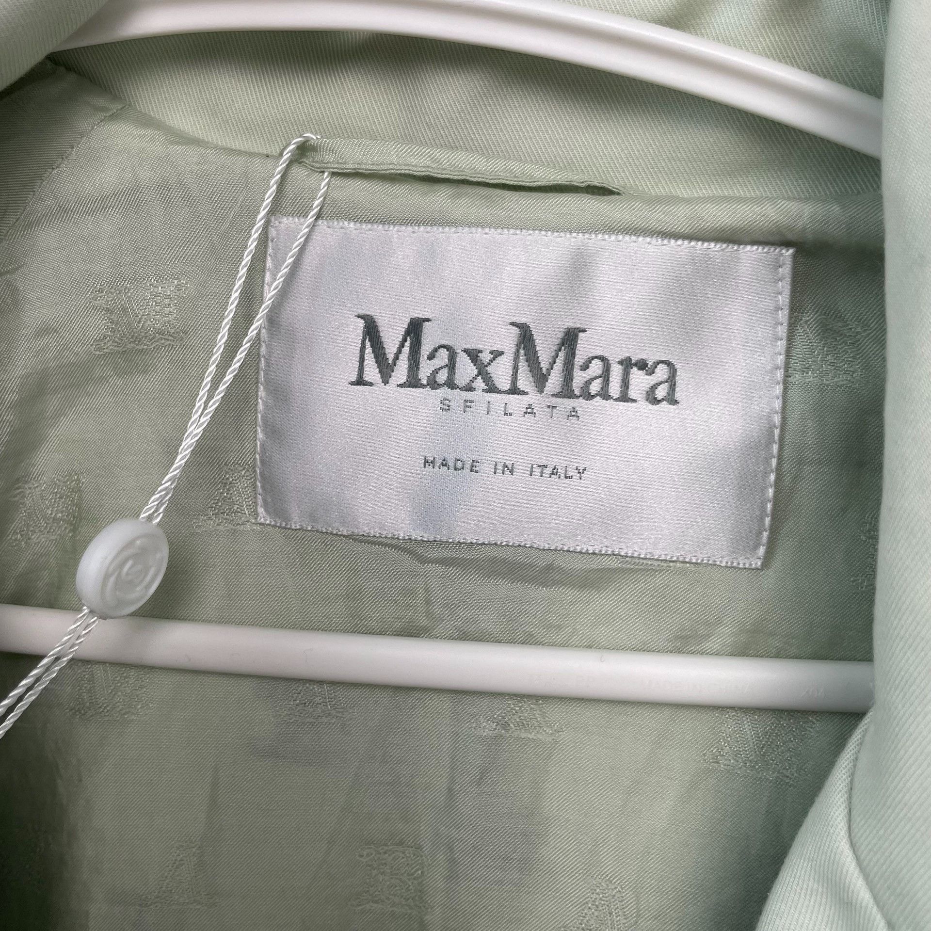 Max Mara Max Mara Long Green Coat 38 Women Size S / US 4 / IT 40 - 6 Thumbnail
