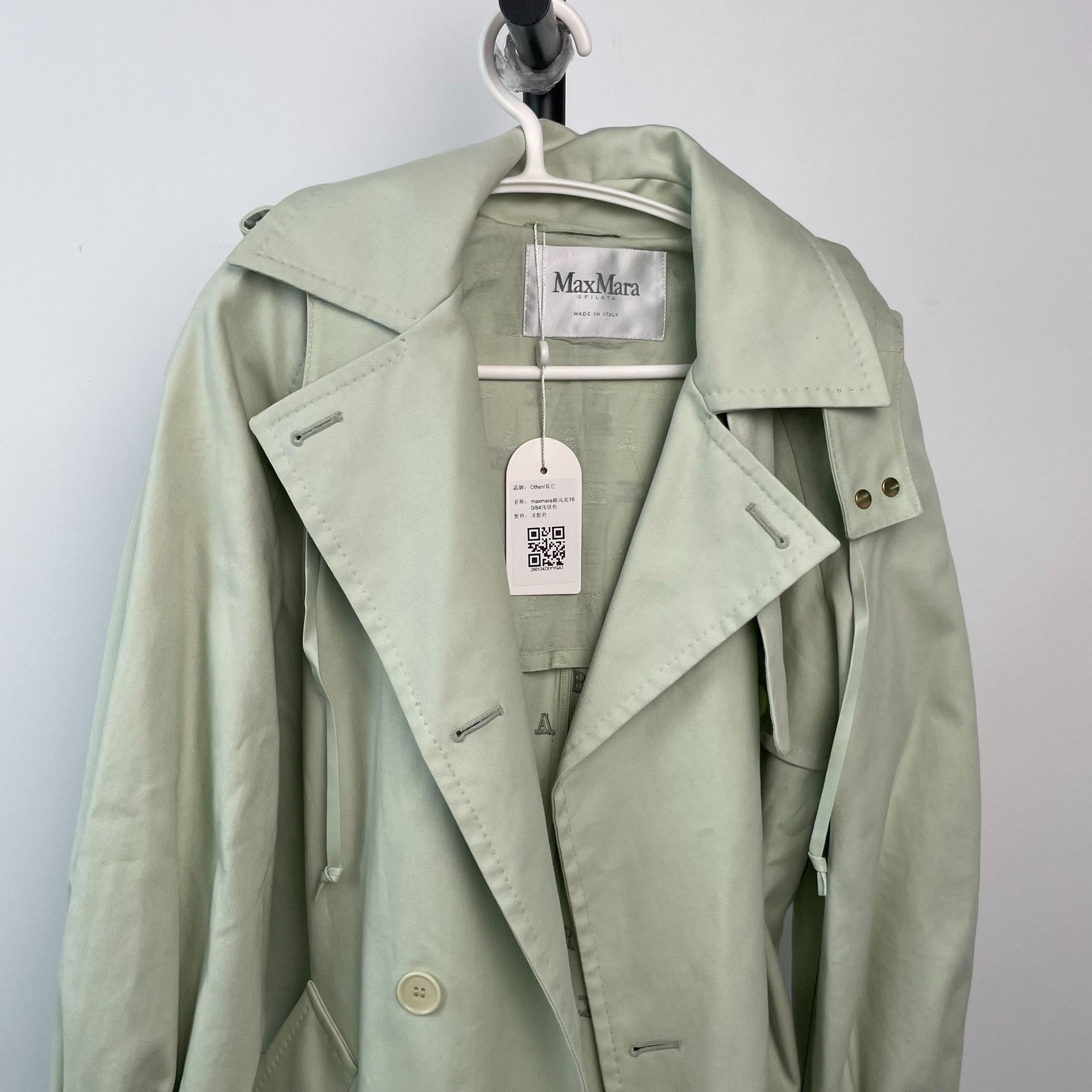 Max Mara Max Mara Long Green Coat 38 Women Size S / US 4 / IT 40 - 4 Thumbnail