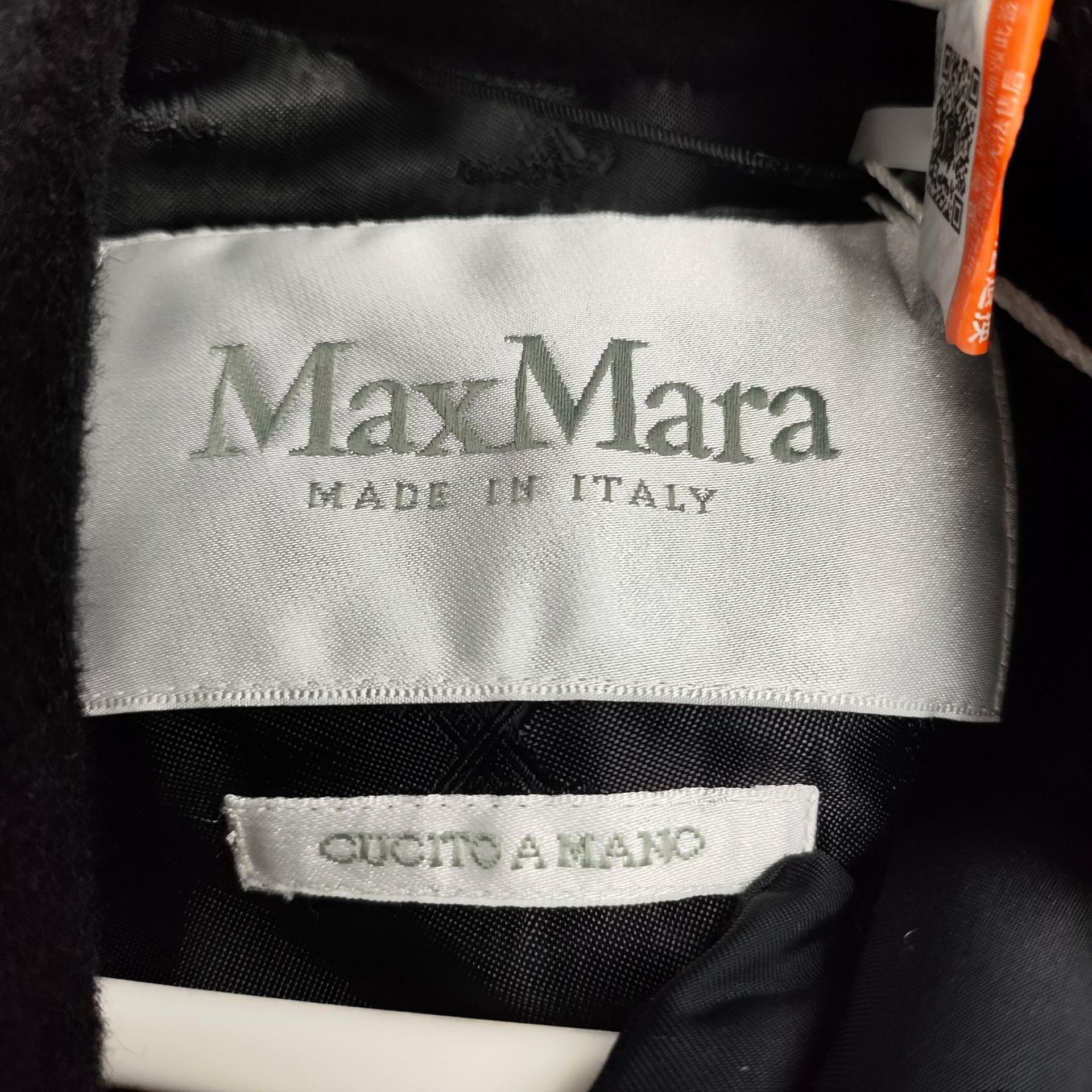 Max Mara Max Mara Long Black Coat 36 Women Size S / US 4 / IT 40 - 5 Thumbnail