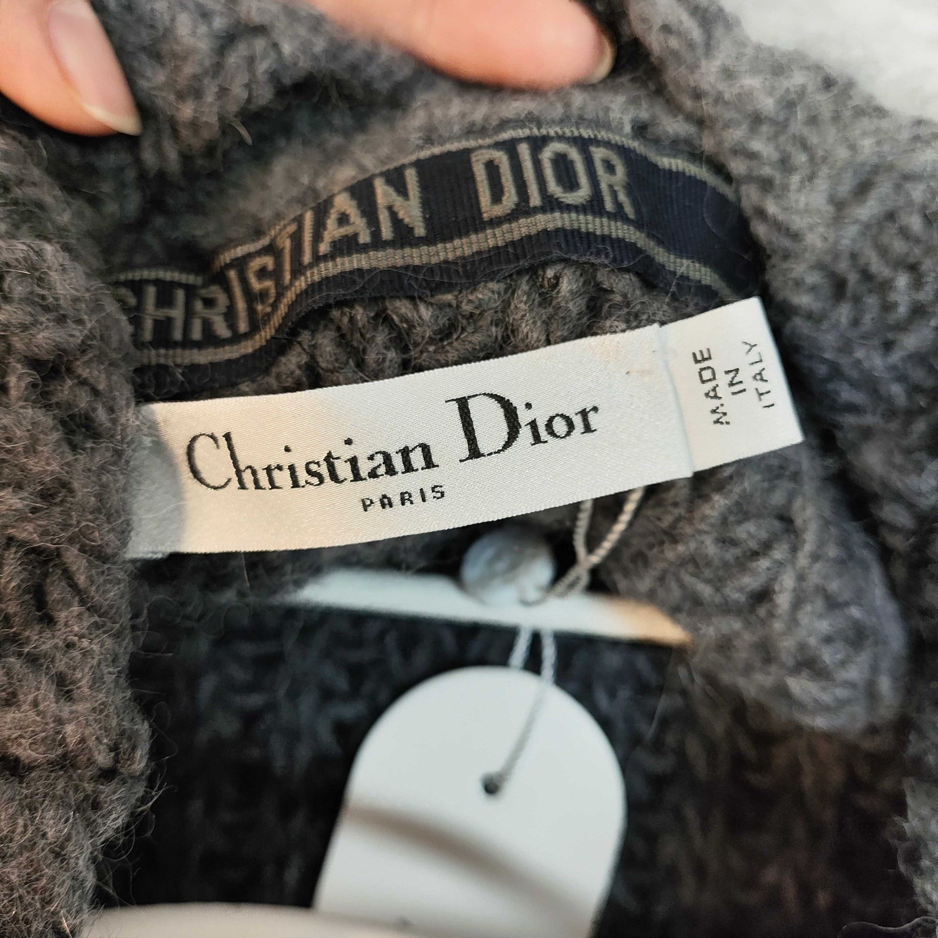 Dior Dior Knit Wool Gray Sweater 34 Women Size XS / US 0-2 / IT 36-38 - 3 Thumbnail