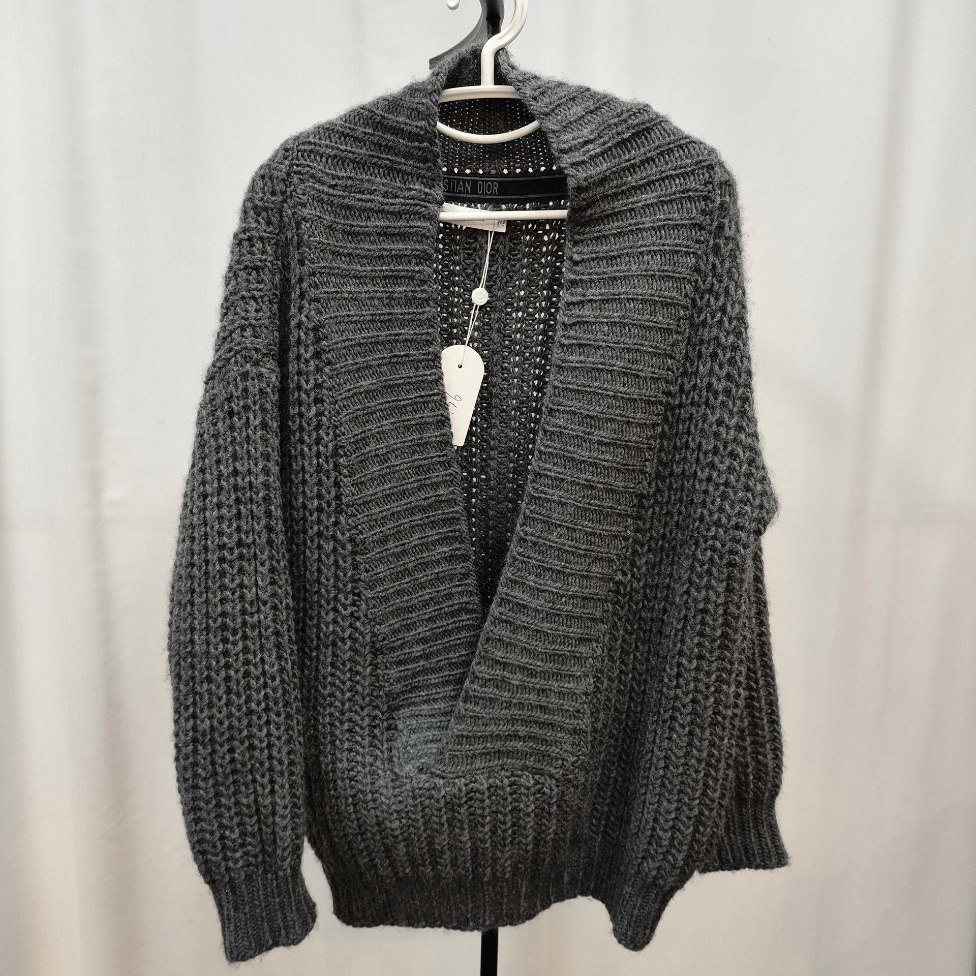 Dior Dior Knit Wool Gray Sweater 34 Women Size XS / US 0-2 / IT 36-38 - 8 Thumbnail