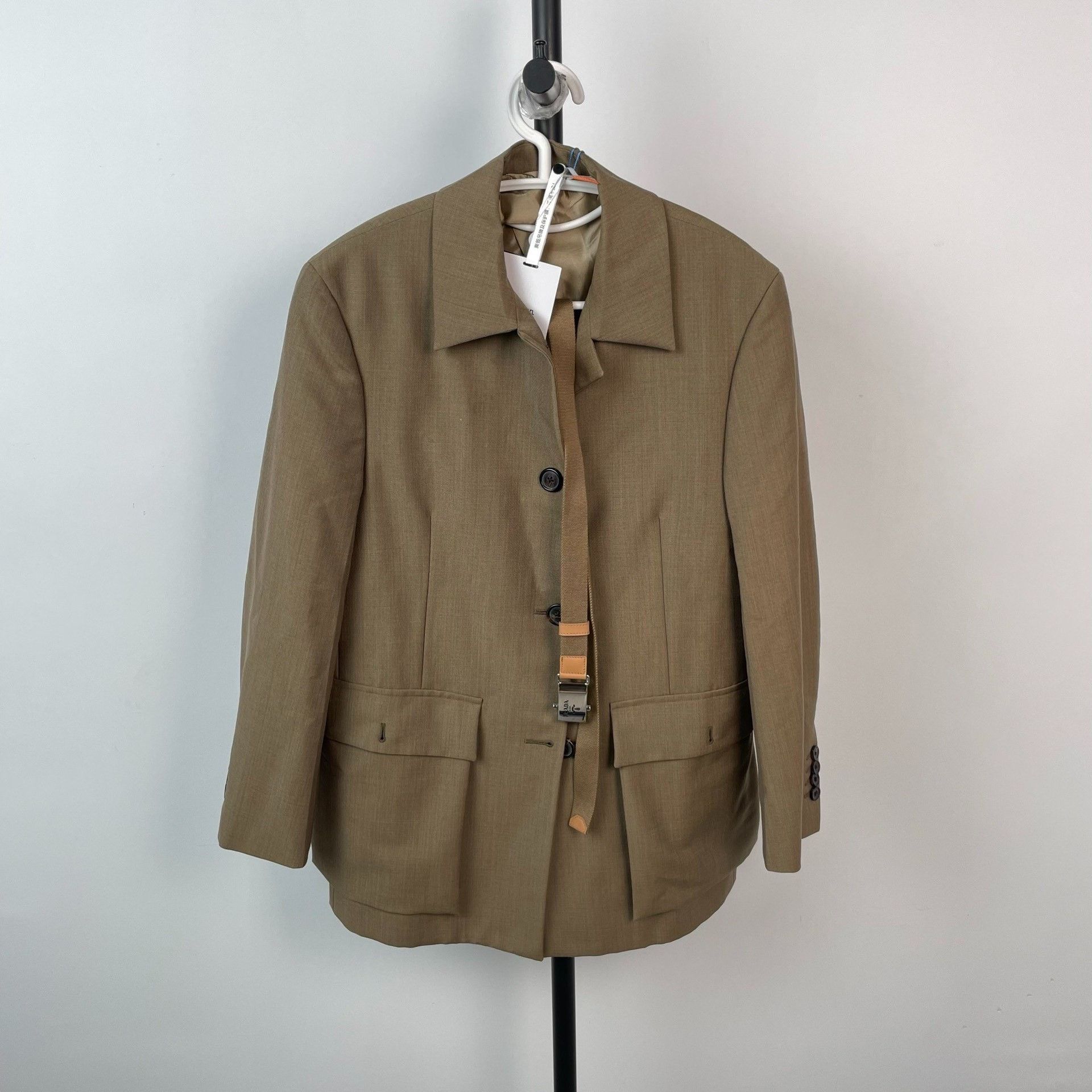 Prada Prada Wool Brown Suit 36 Men Size 40R - 3 Thumbnail