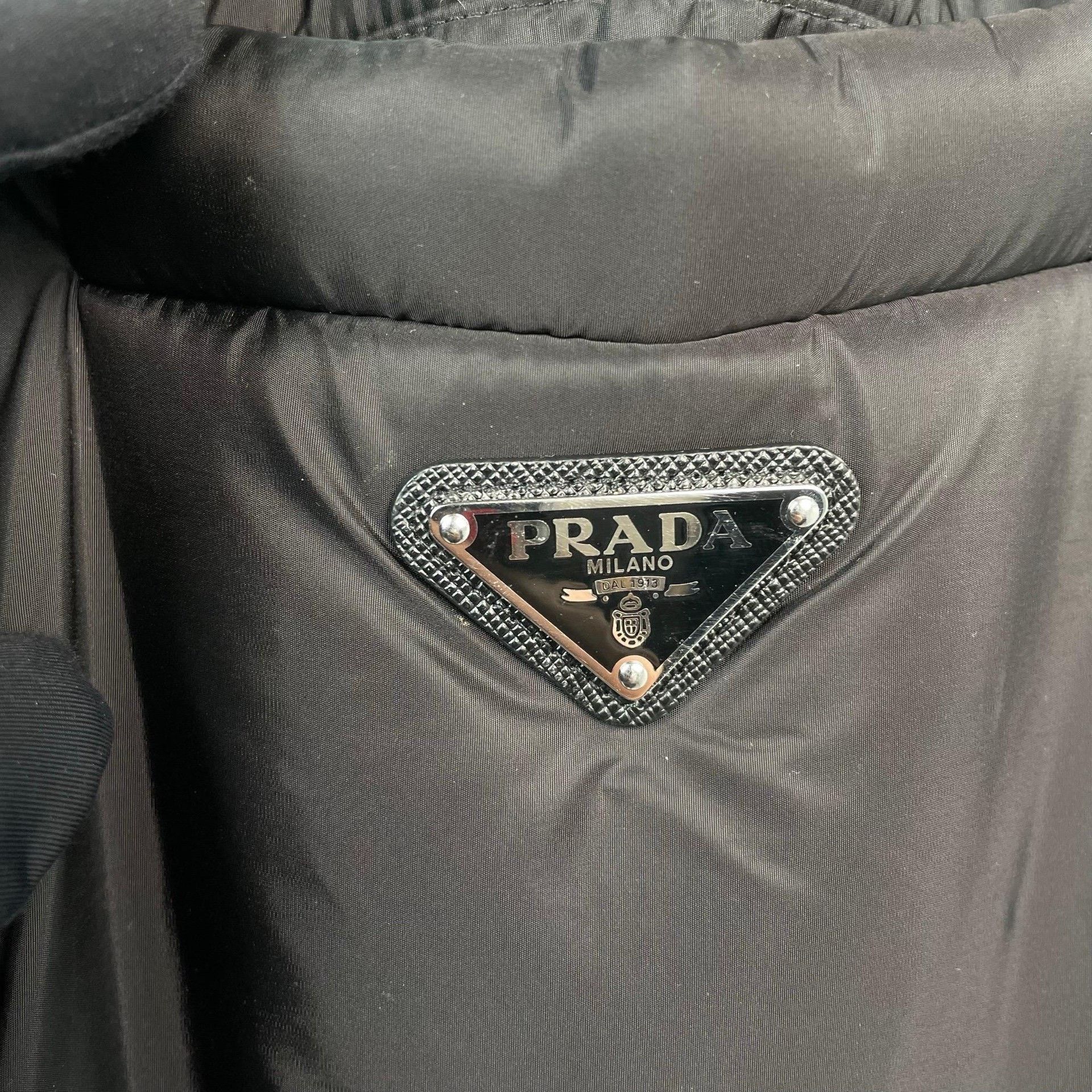 Prada Prada Metallic Long Black Heavy Coat 36 Men Size US S / EU 44-46 / 1 - 3 Thumbnail