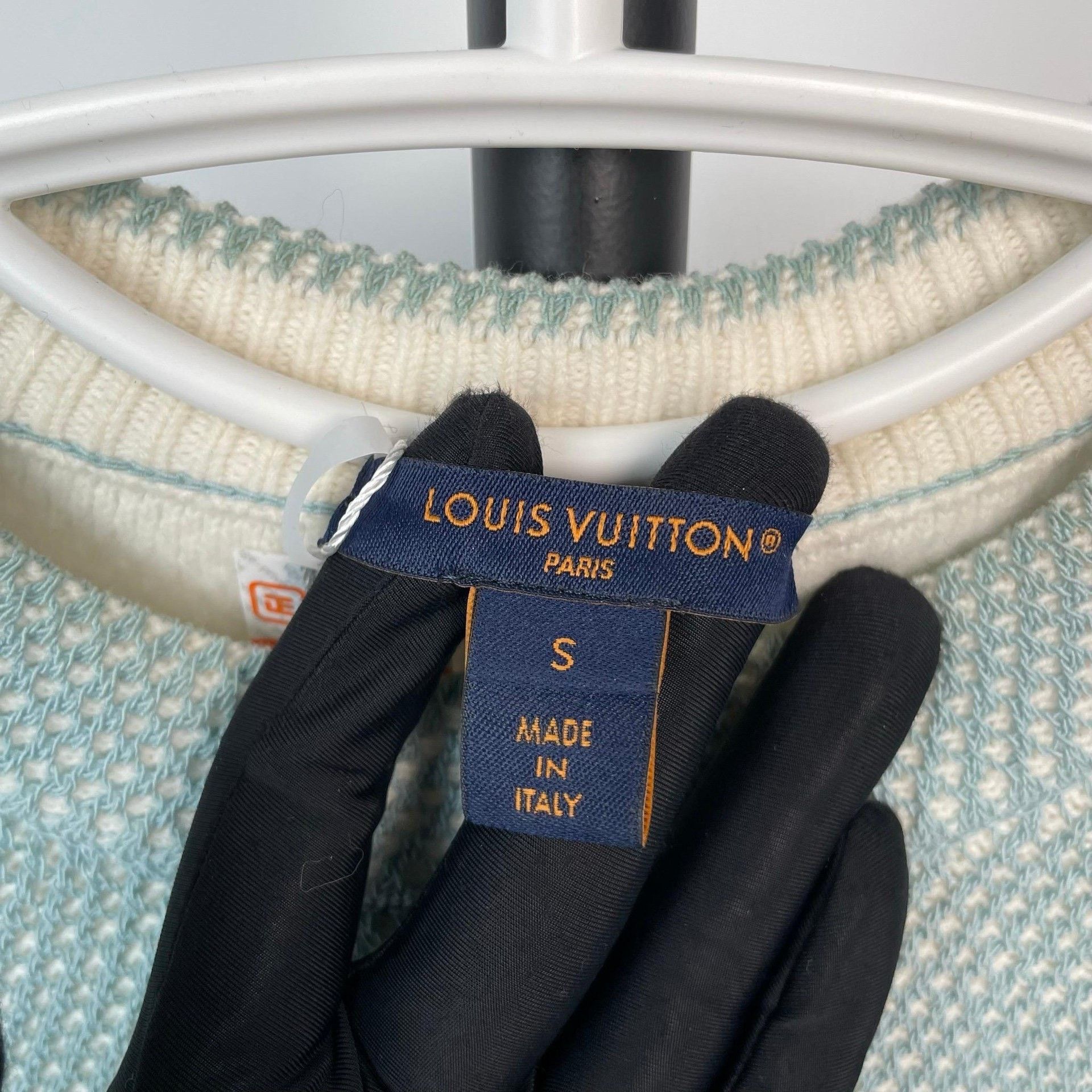 Louis Vuitton Louis Vuitton Green Sweater S Men Size US S / EU 44-46 / 1 - 5 Thumbnail