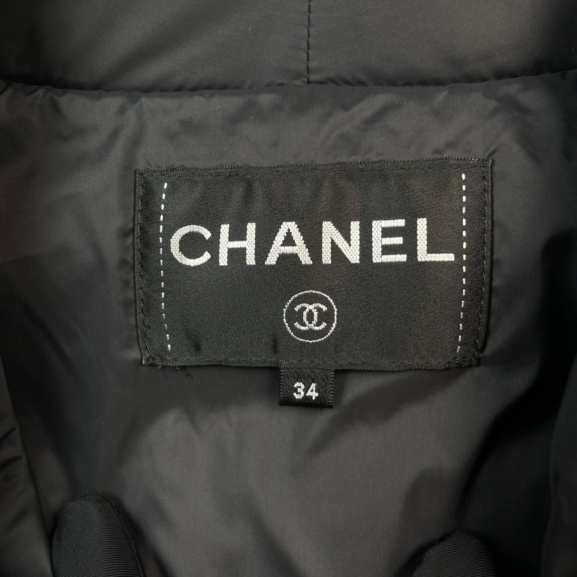 Chanel Chanel Down Long Black Down Jacket 34 Women Size XS / US 0-2 / IT 36-38 - 6 Thumbnail