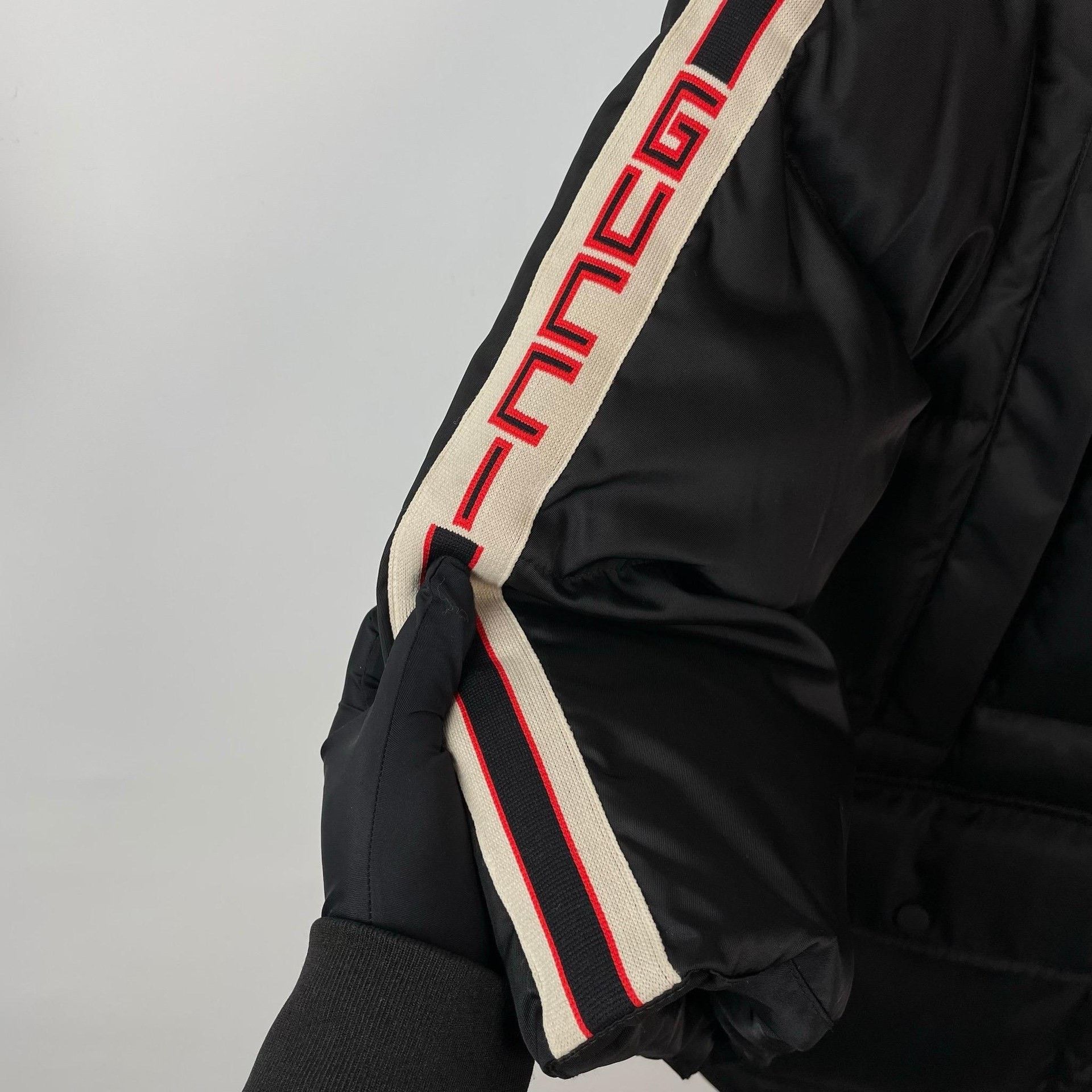 Gucci Gucci Retro Striped Black Down Jacket 38 Women Size S / US 4 / IT 40 - 3 Thumbnail