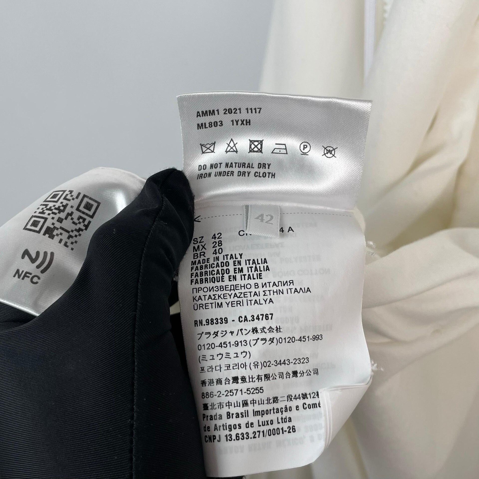 Miu Miu Miu Miu White Jacket 42 Women Size M / US 6-8 / IT 42-44 - 6 Thumbnail