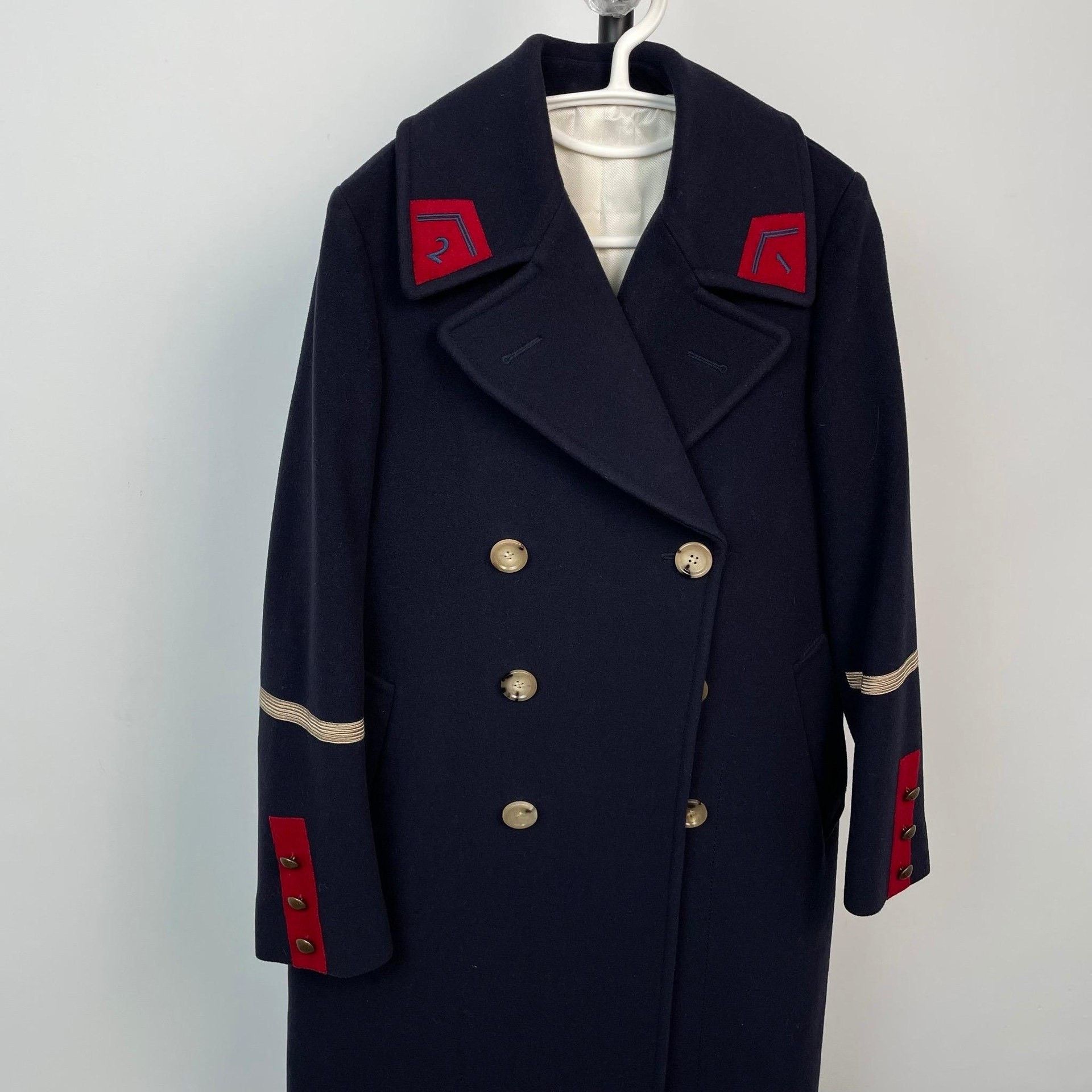 Gucci Gucci Long Blue Coat 38 Women Size S / US 4 / IT 40 - 3 Thumbnail