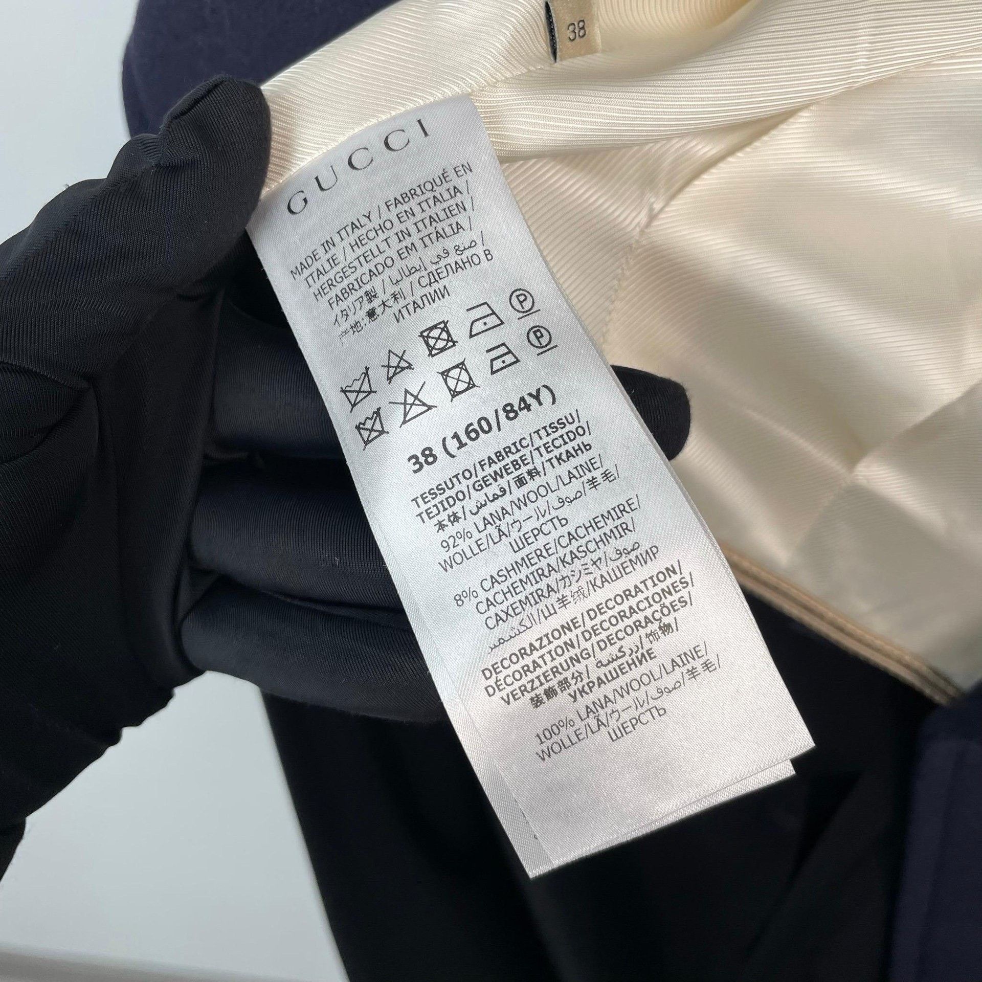 Gucci Gucci Long Blue Coat 38 Women Size S / US 4 / IT 40 - 8 Thumbnail