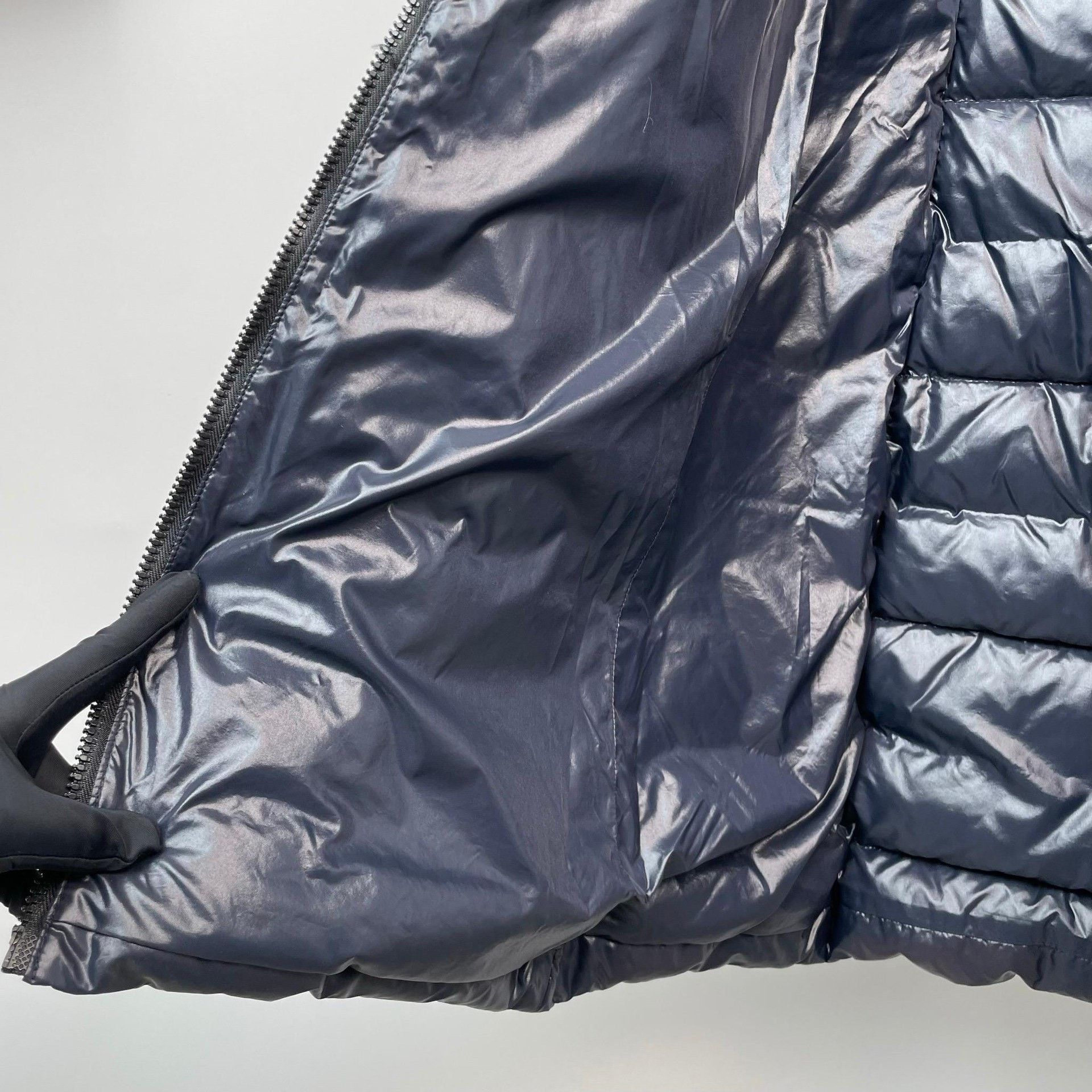 Moncler Moncler Embroidered Long Blue Down Jacket XS Women Size XS / US 0-2 / IT 36-38 - 3 Thumbnail