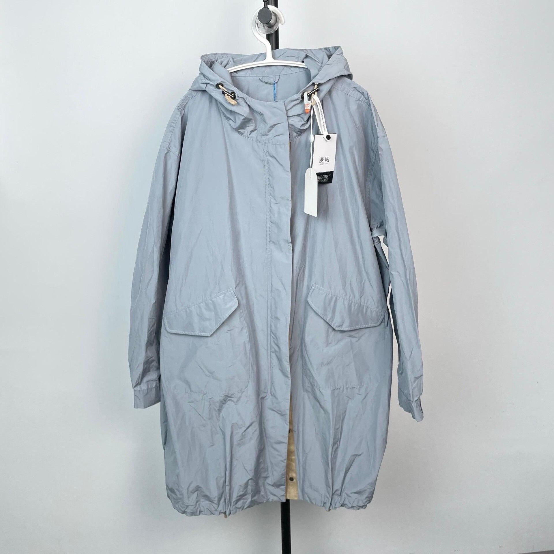 Prada Prada Long Blue Coat 36 Women Size S / US 4 / IT 40 - 9 Thumbnail