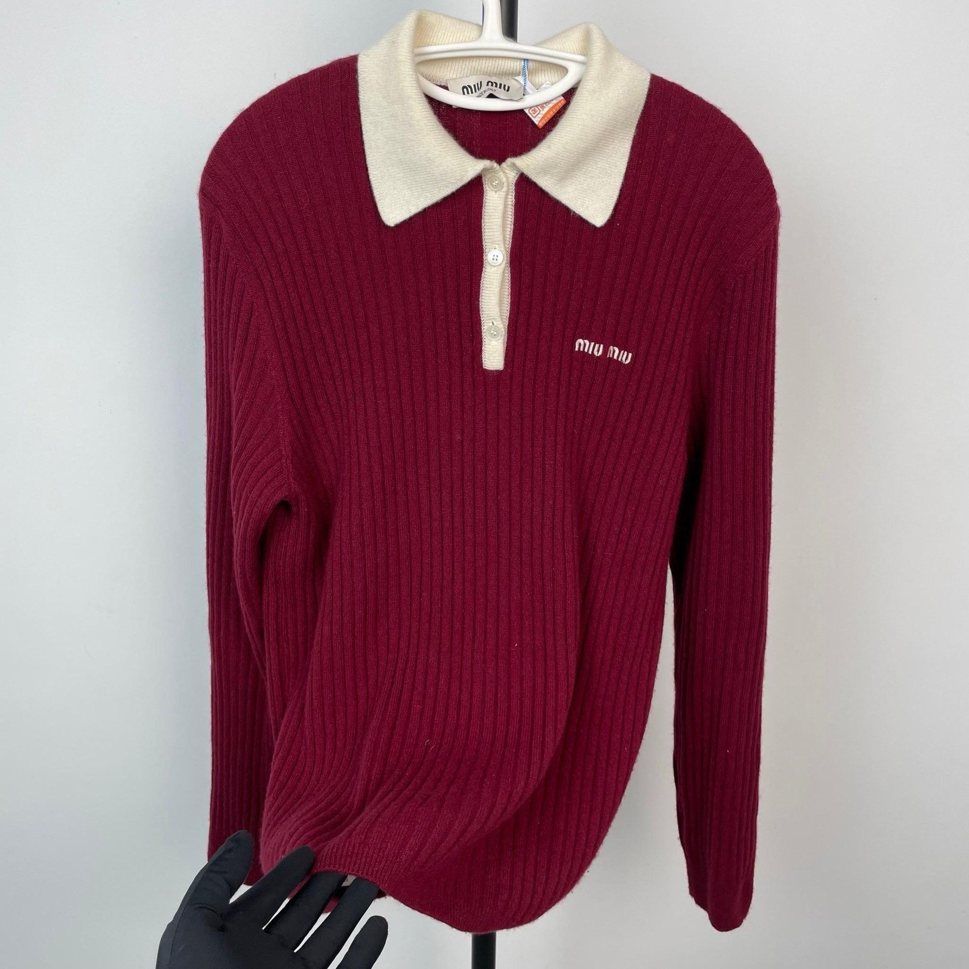 Miu Miu Miu Miu Red Sweater 36 Women Size S / US 4 / IT 40 - 9 Thumbnail