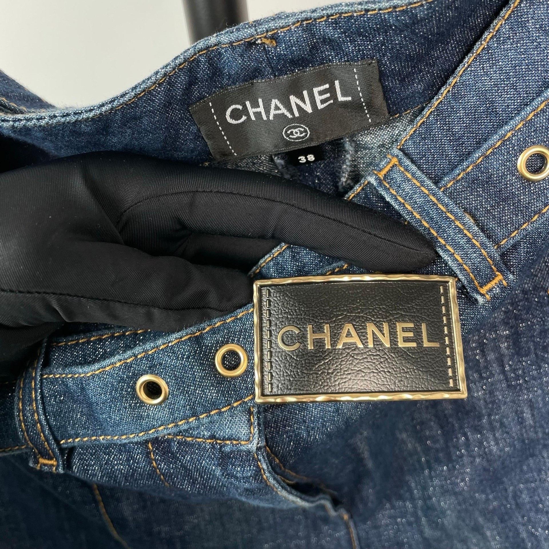 Chanel Chanel Tie-Dye Gradient Multi Jeans S Women Size 26" / US 2 / IT 38 - 3 Thumbnail
