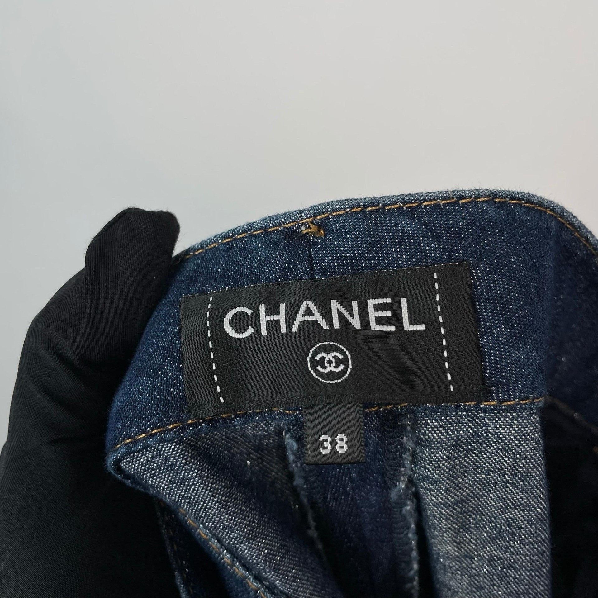Chanel Chanel Tie-Dye Gradient Multi Jeans S Women Size 26" / US 2 / IT 38 - 4 Thumbnail