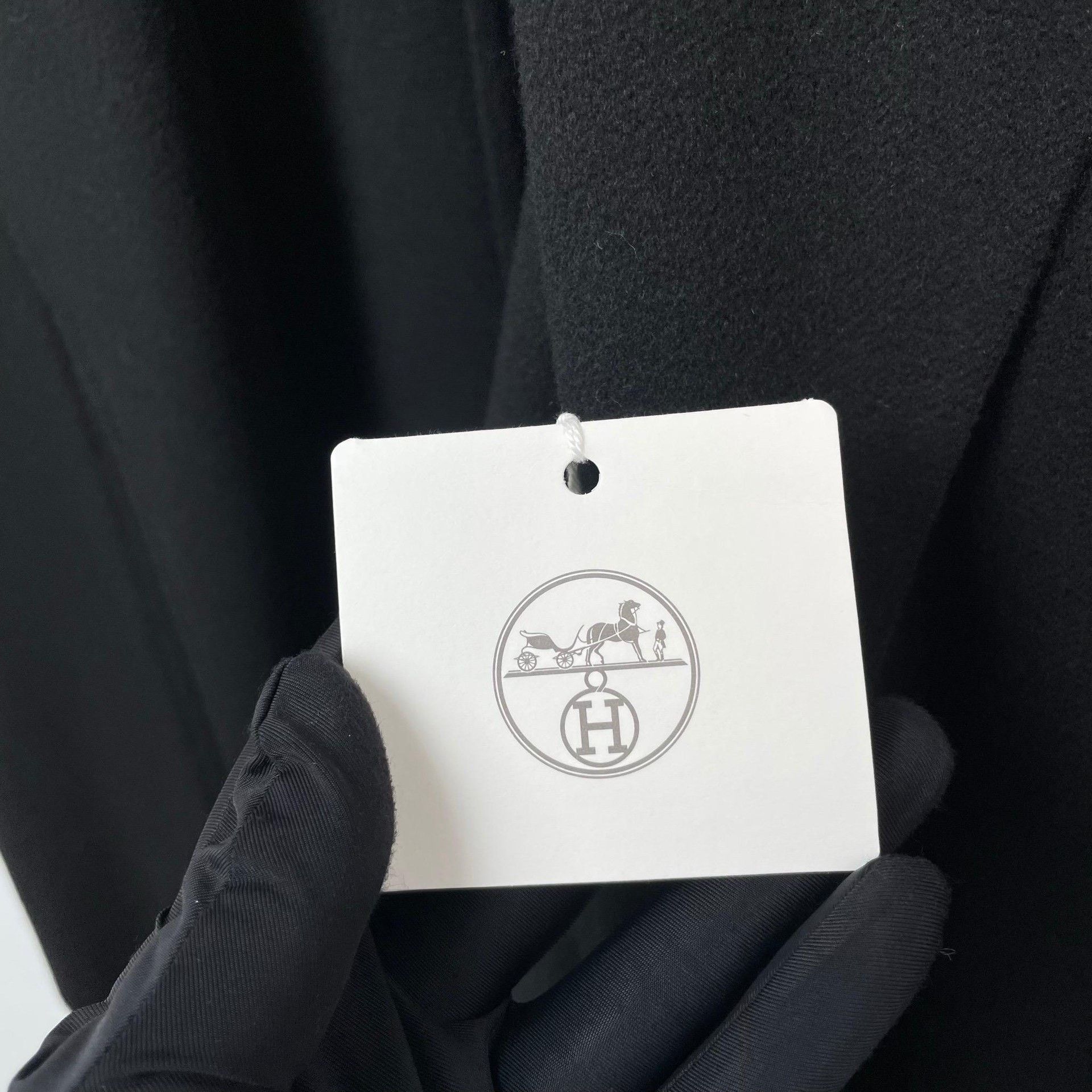 Hermes Hermes Black Heavy Coat 38 Men Size US S / EU 44-46 / 1 - 3 Thumbnail