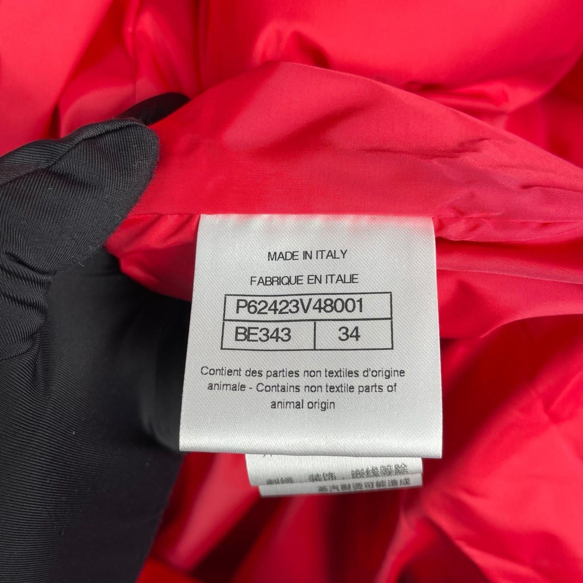 Chanel Chanel Red Down Jacket 34 Women Size XS / US 0-2 / IT 36-38 - 9 Thumbnail