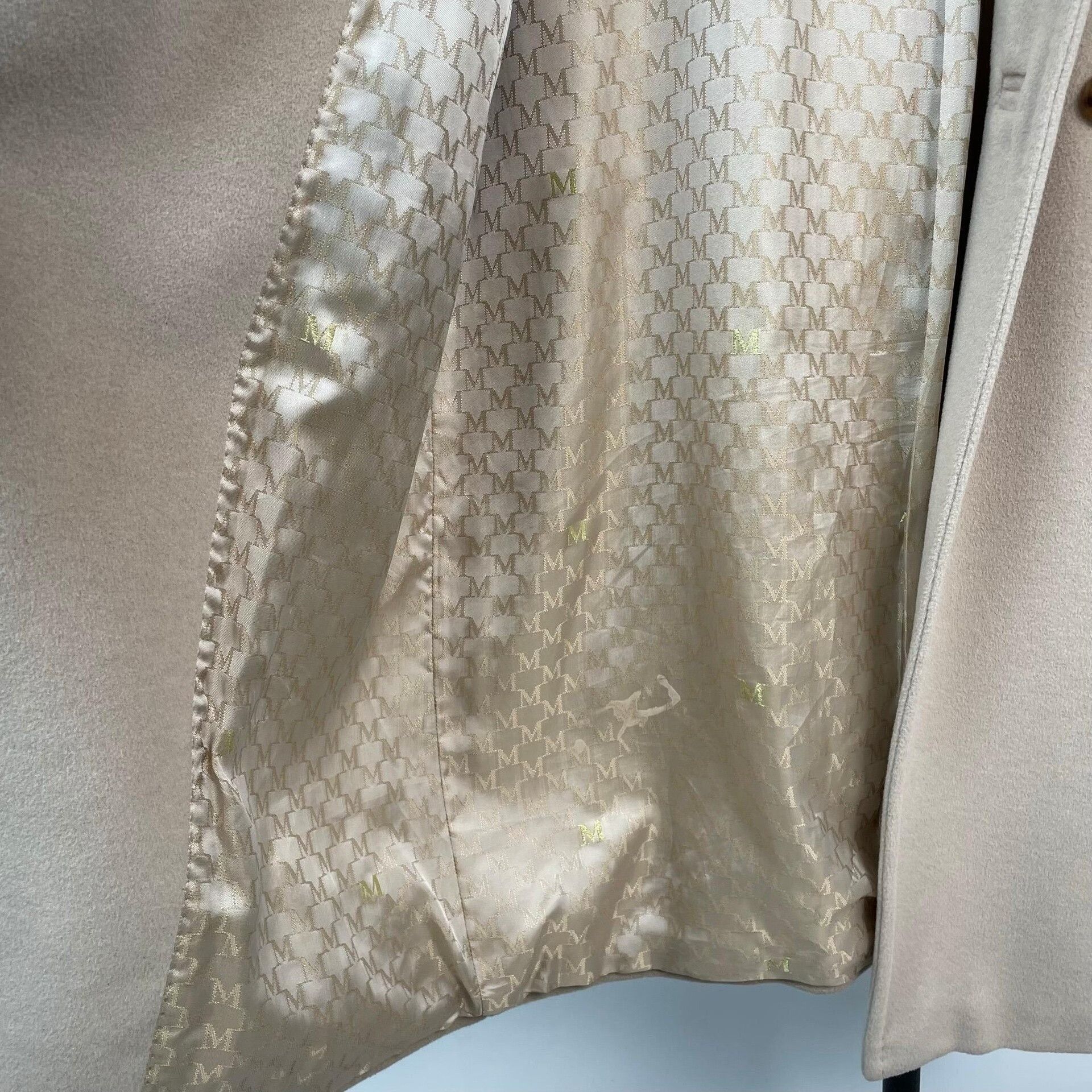 Max Mara Max Mara Long Beige Coat 34 Women Size XS / US 0-2 / IT 36-38 - 5 Thumbnail
