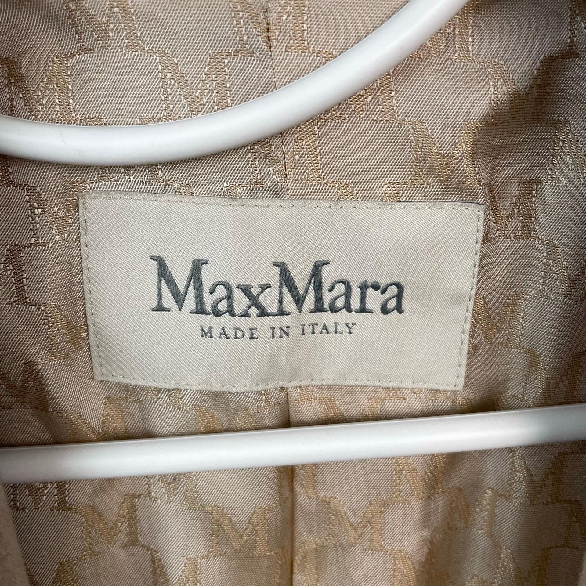 Max Mara Max Mara Long Beige Coat 34 Women Size XS / US 0-2 / IT 36-38 - 6 Thumbnail