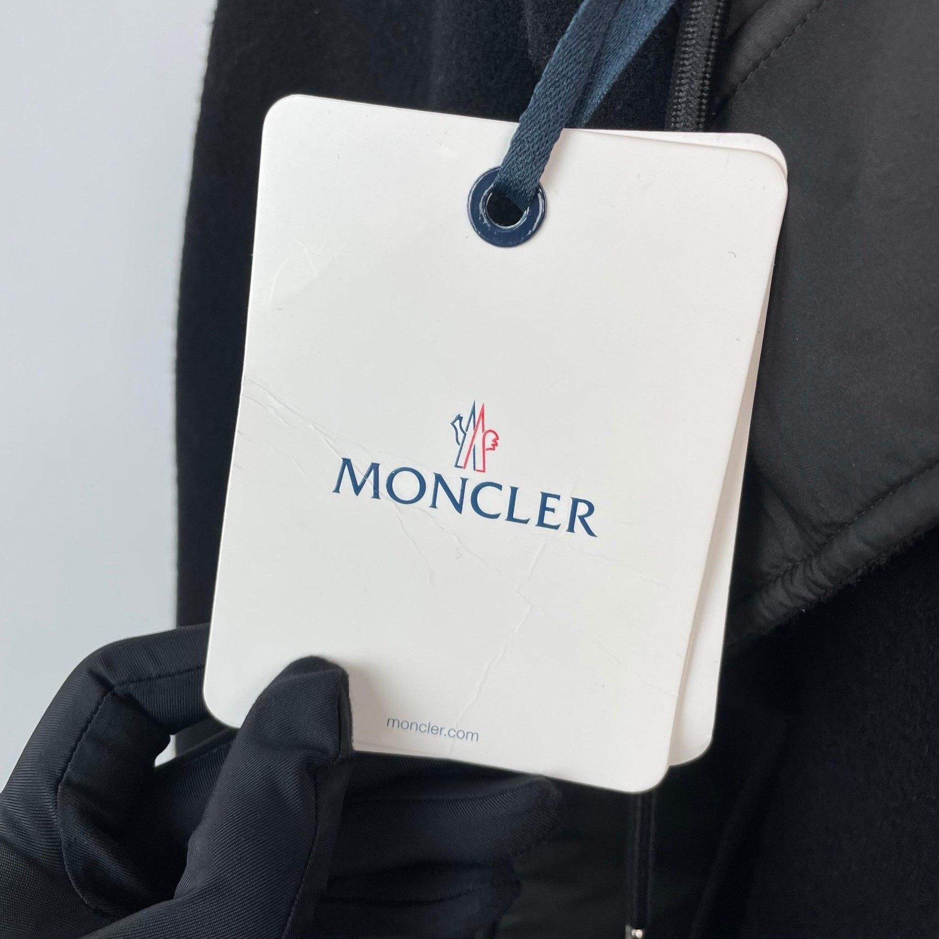 Moncler Moncler Wool Long Black Coat Women Size M / US 6-8 / IT 42-44 - 3 Thumbnail