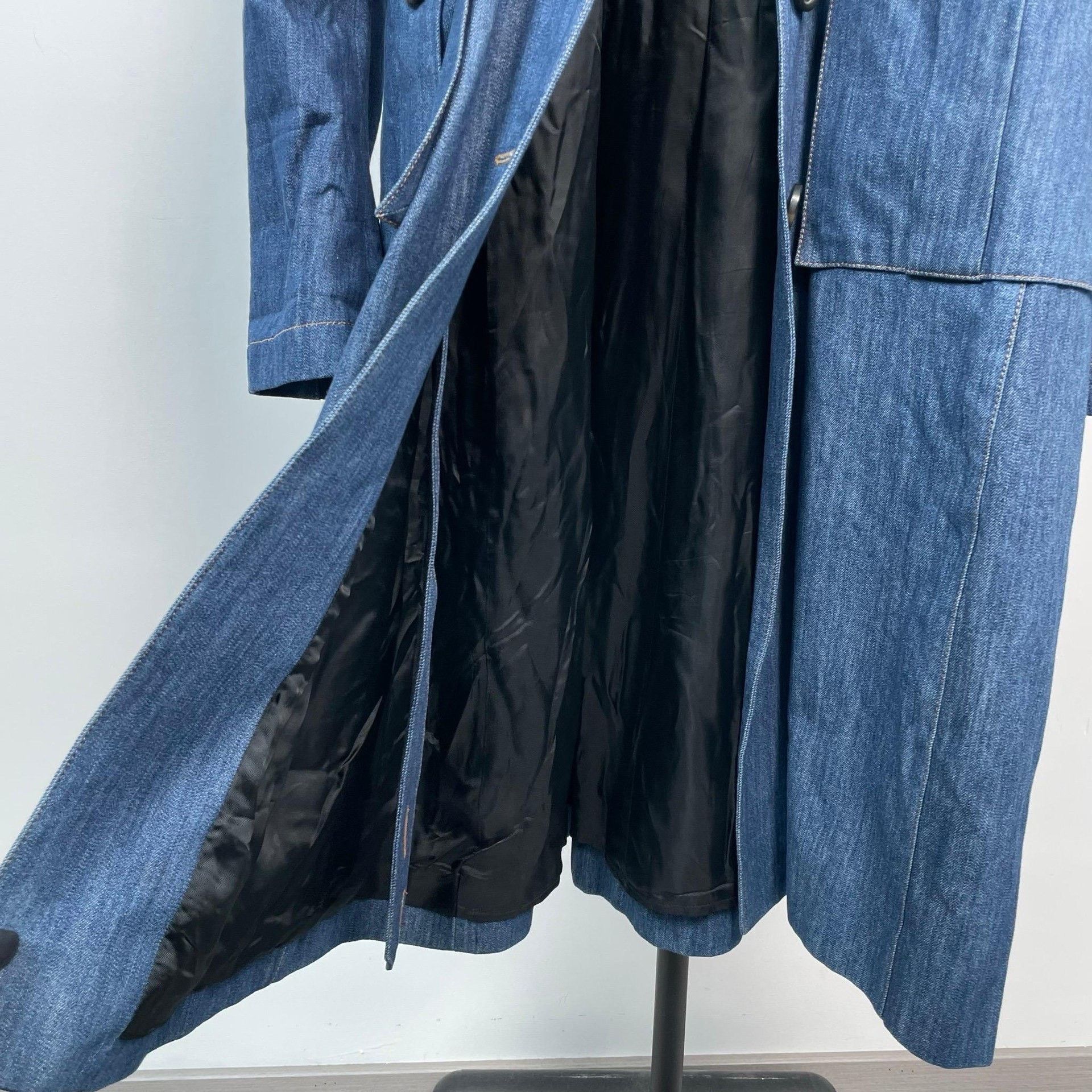 Miu Miu Miu Miu Denim Blue Coat 42 Women Size M / US 6-8 / IT 42-44 - 4 Thumbnail