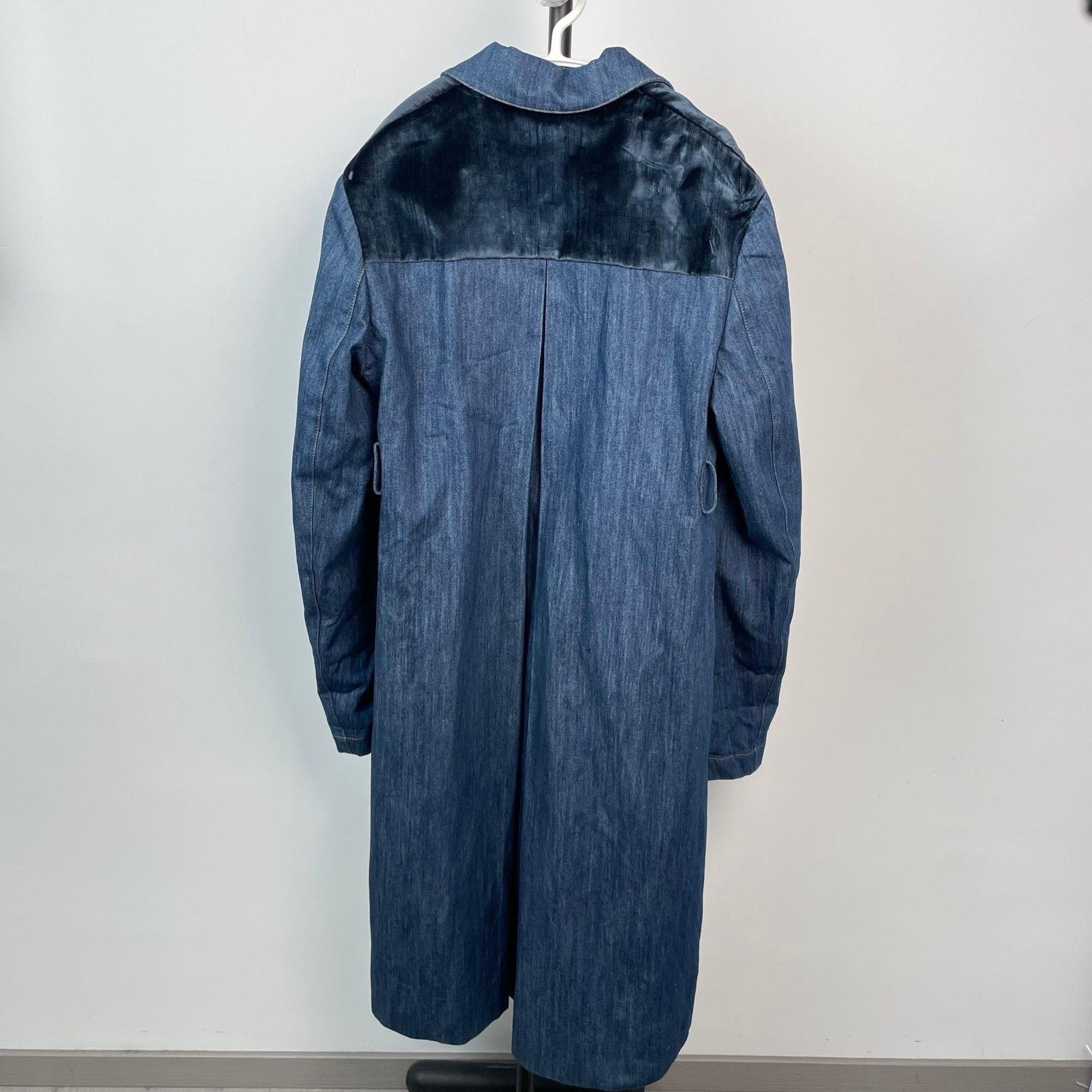 Miu Miu Miu Miu Denim Blue Coat 42 Women Size M / US 6-8 / IT 42-44 - 3 Thumbnail