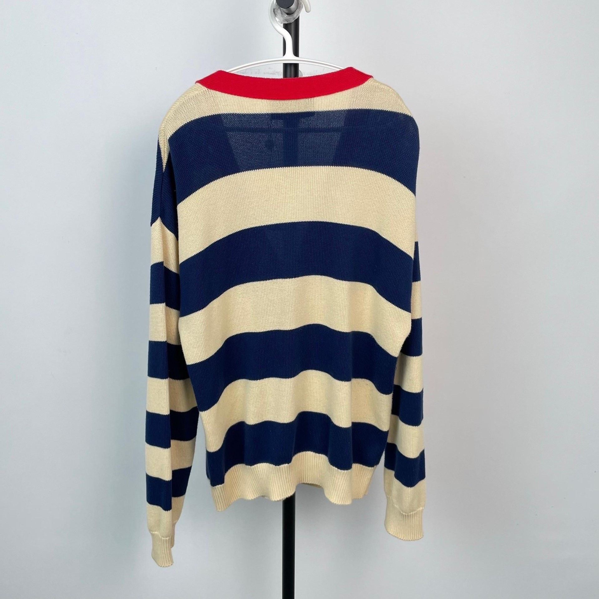 Gucci Gucci Knit Striped Blue Sweater S Women Size S / US 4 / IT 40 - 2 Thumbnail