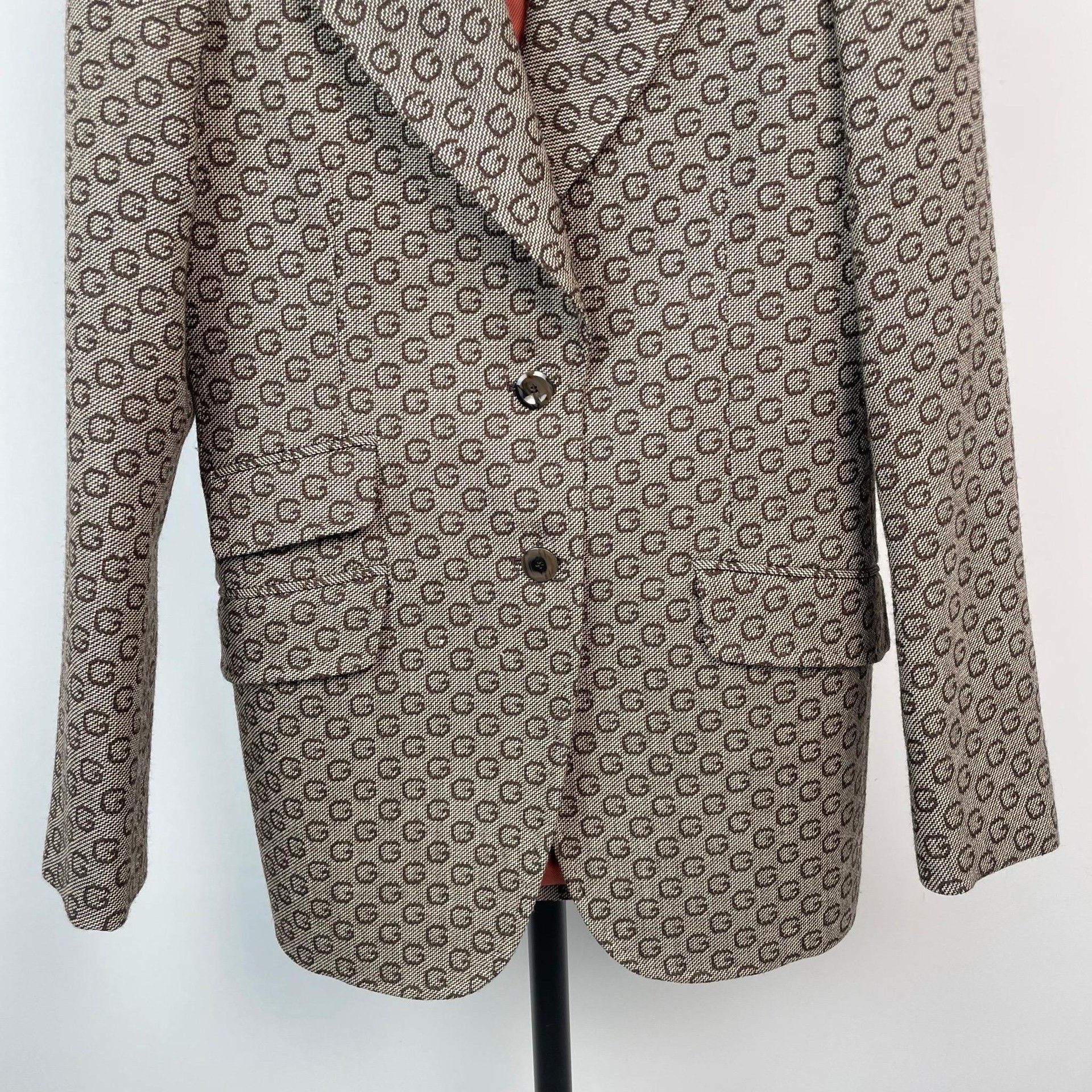 Gucci Gucci Formal Brown Jacket 38 Women Size S / US 4 / IT 40 - 3 Thumbnail