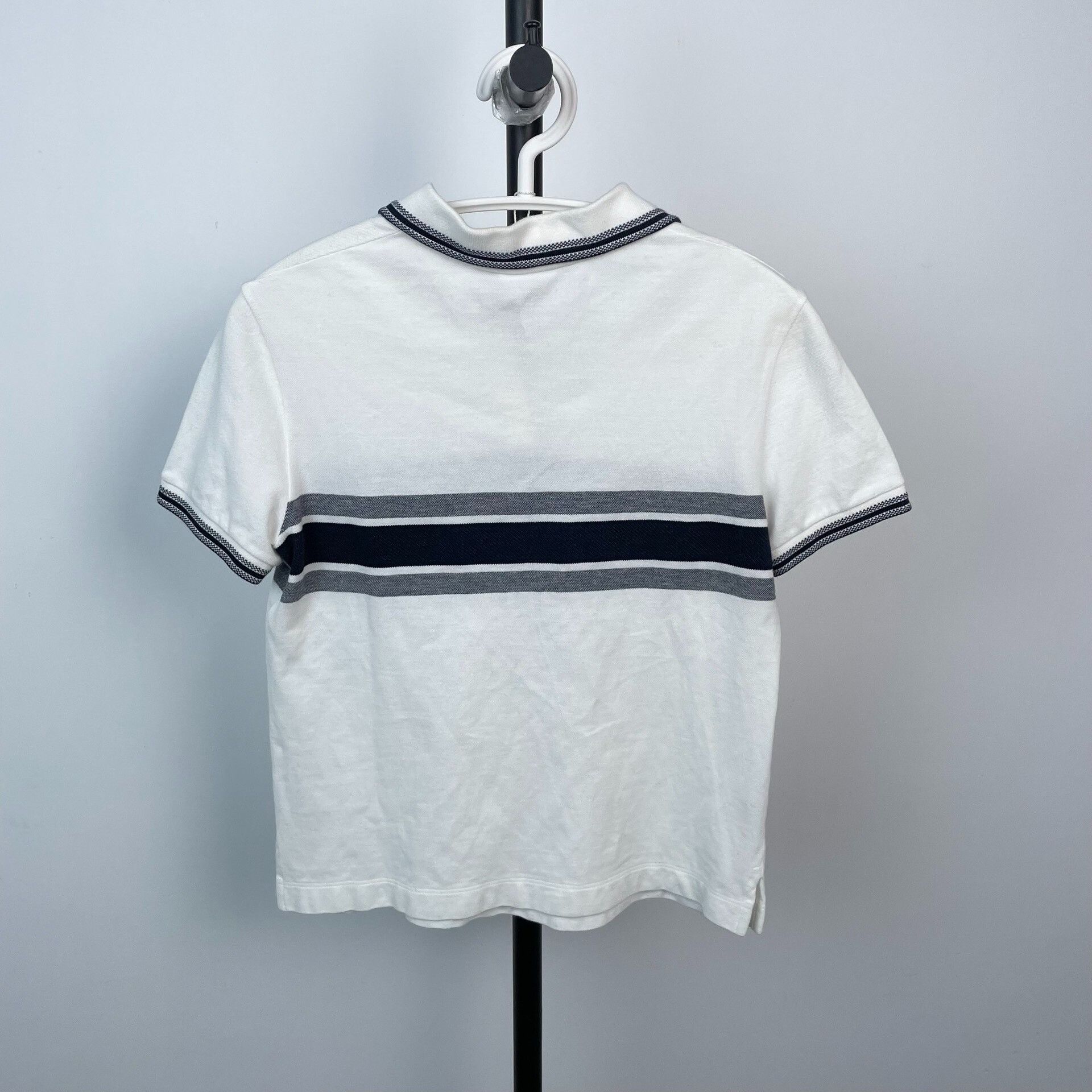 Dior Dior Retro Striped White Polo XS Men Size US XS / EU 42 / 0 - 2 Thumbnail