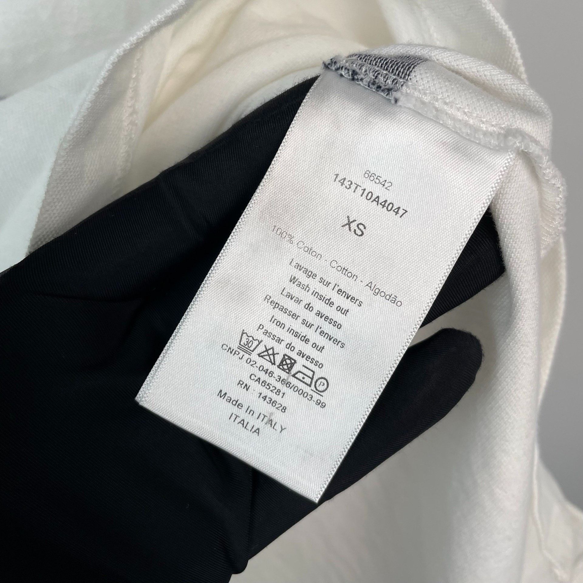 Dior Dior Retro Striped White Polo XS Men Size US XS / EU 42 / 0 - 4 Thumbnail