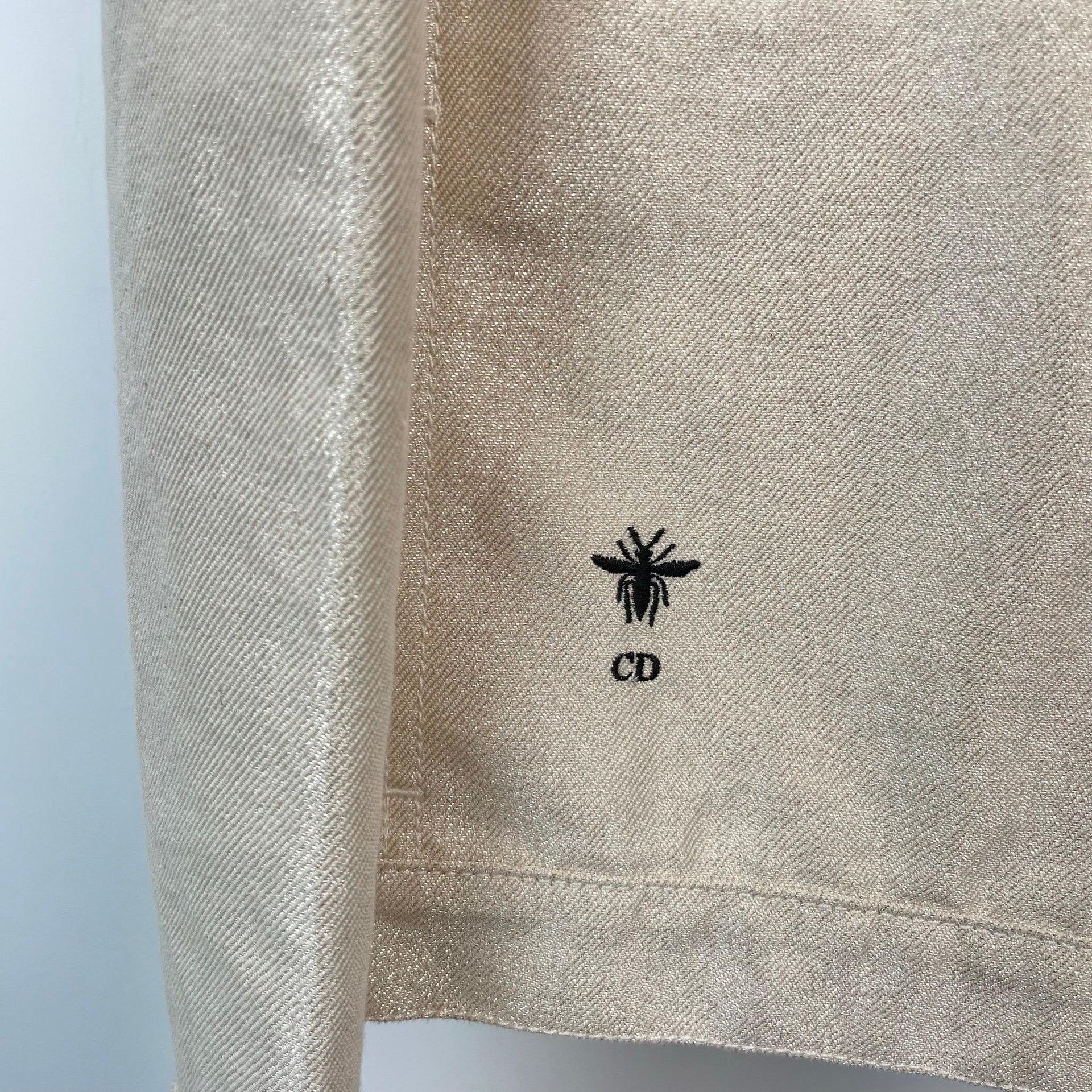 Dior Dior Denim Embroidered White Jacket 38 Women Size S / US 4 / IT 40 - 7 Thumbnail