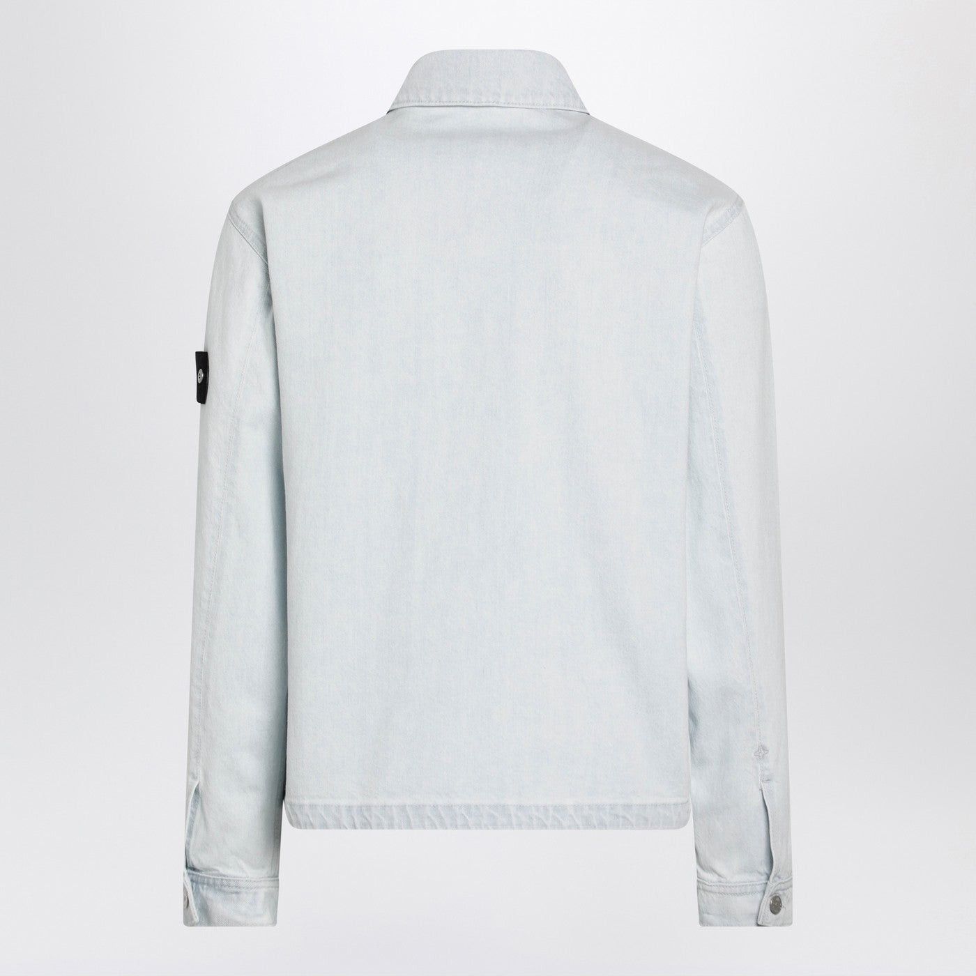 Stone Island Stone Island Light Blue Denim Jacket Size US M / EU 48-50 / 2 - 2 Thumbnail
