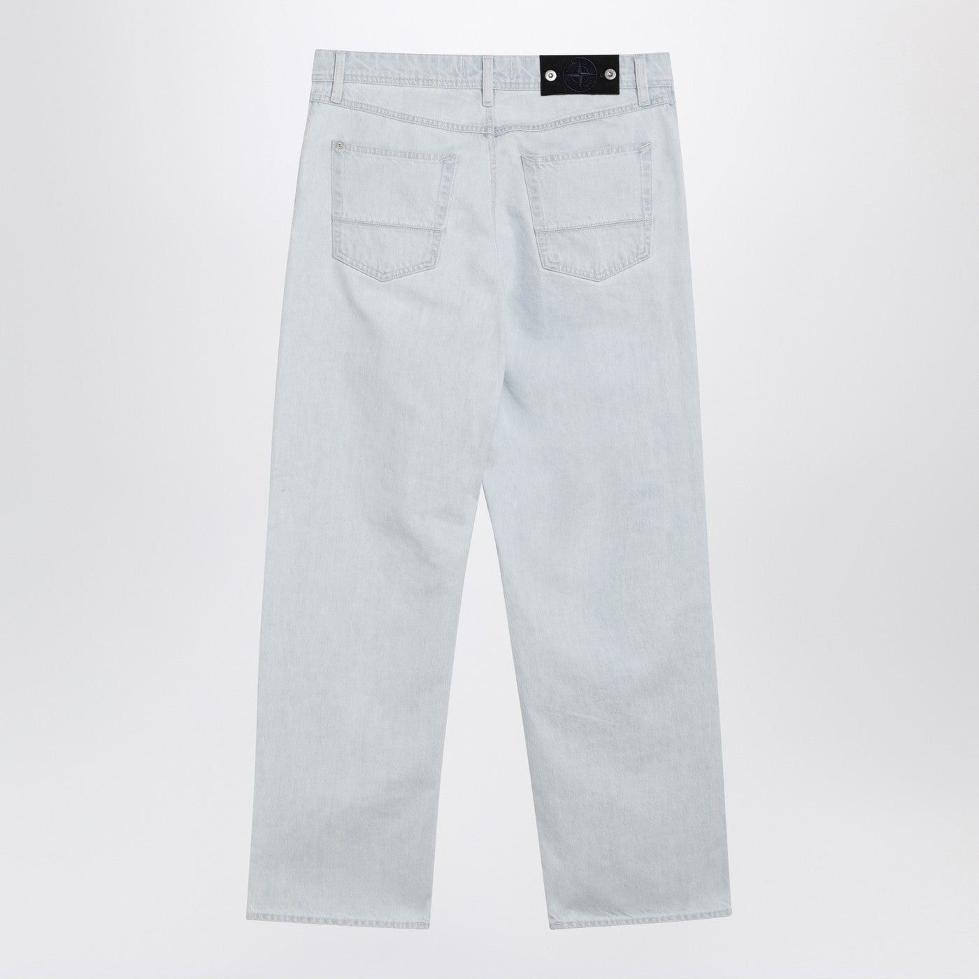 Stone Island Stone Island Light Indigo Wide-Leg Jeans Size US 34 / EU 50 - 2 Thumbnail