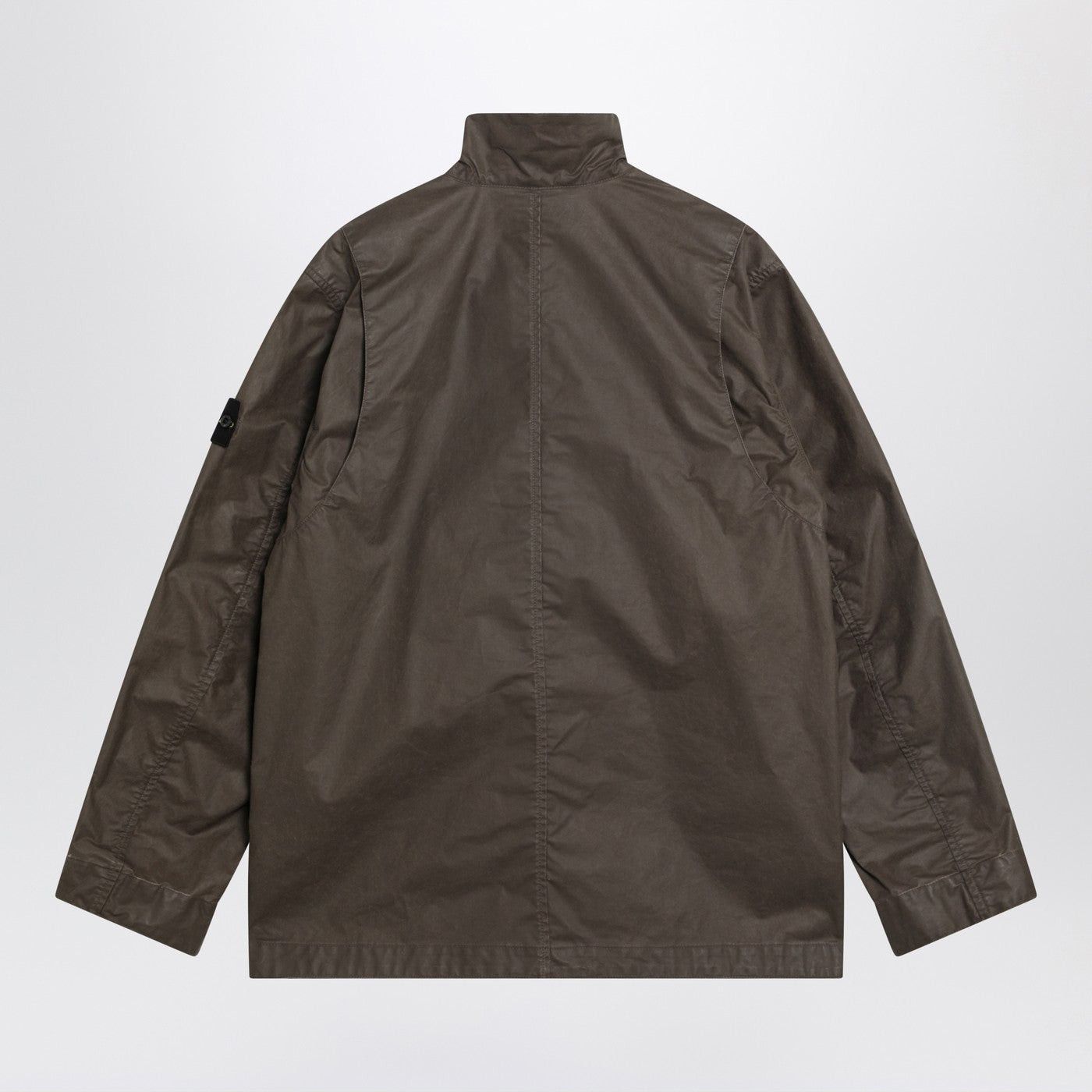 Stone Island Stone Island Brown Waxed Cotton Canvas Field Jacket Size US S / EU 44-46 / 1 - 2 Thumbnail