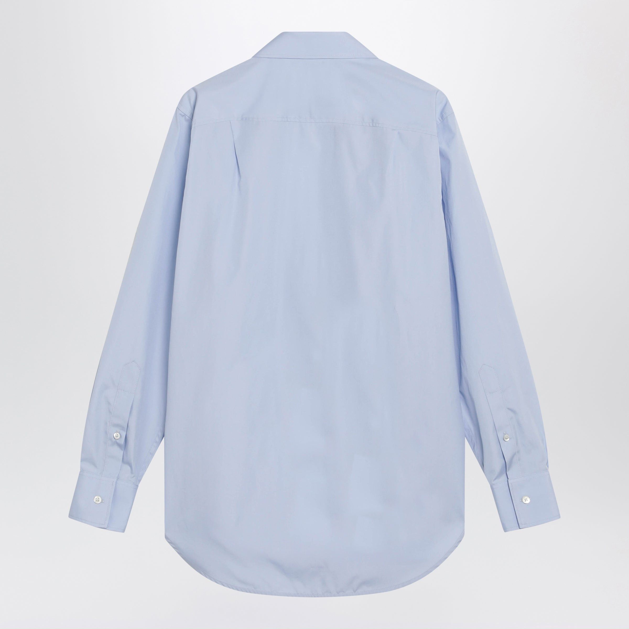 Maison Margiela Maison Margiela Light Blue Blouse With Folded Collar Size S / US 4 / IT 40 - 2 Thumbnail