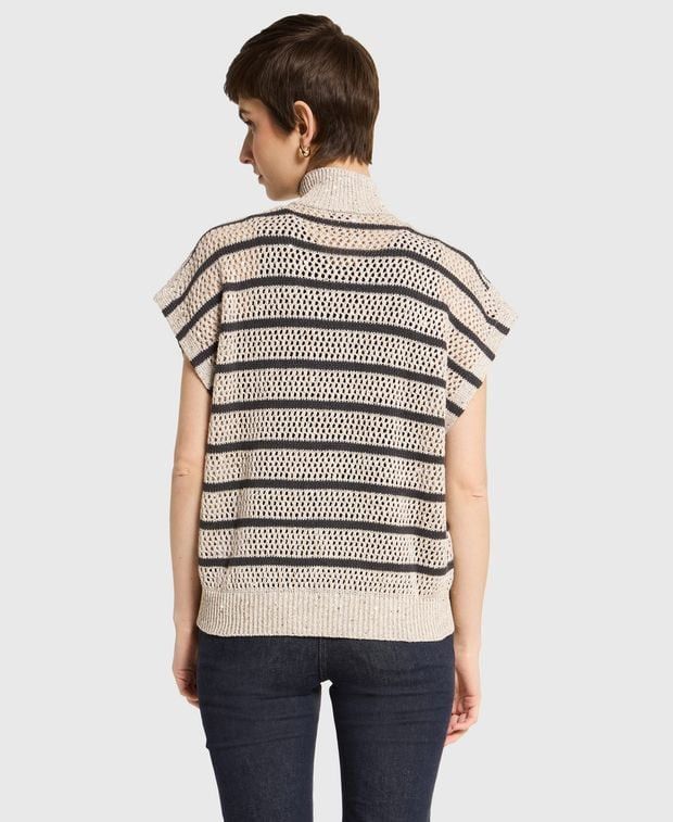 Brunello Cucinelli Knitted gilet Size M / US 6-8 / IT 42-44 - 2 Thumbnail