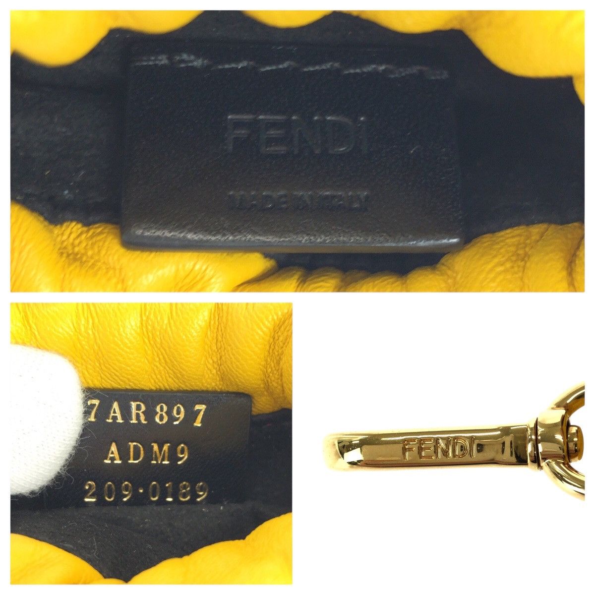 Fendi Fendi Fendi Leather Phone Pouch Leather Phonecase 7AR897 DUTY FREE for USA Size ONE SIZE - 5 Thumbnail