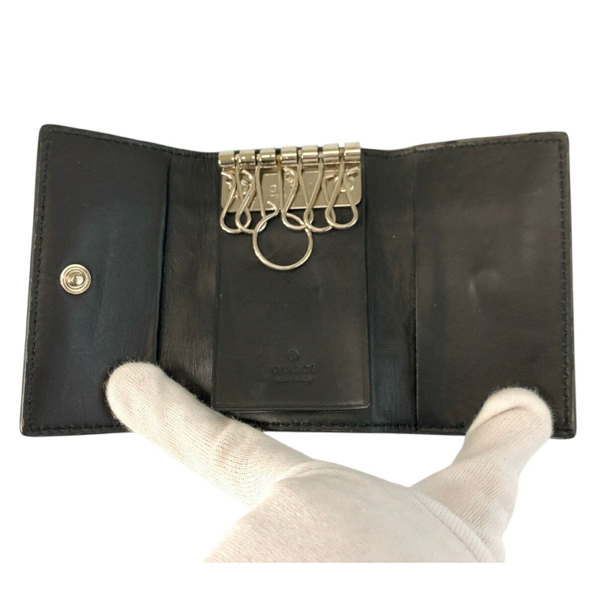 Gucci Gucci Gucci Guccissima Leather Key Case Leather Key case 408828 DUTY FREE for USA Size ONE SIZE - 4 Thumbnail
