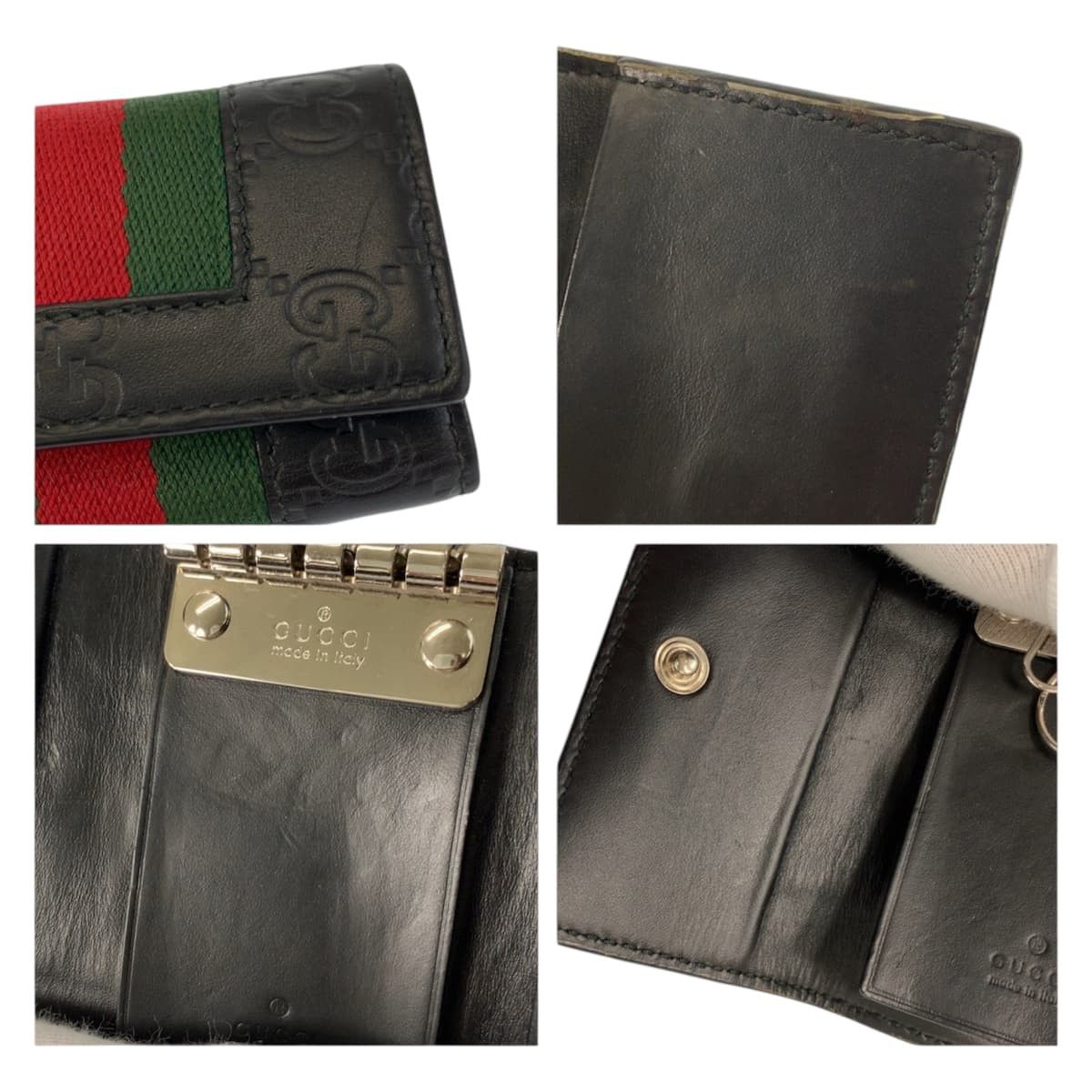 Gucci Gucci Gucci Guccissima Leather Key Case Leather Key case 408828 DUTY FREE for USA Size ONE SIZE - 8 Thumbnail