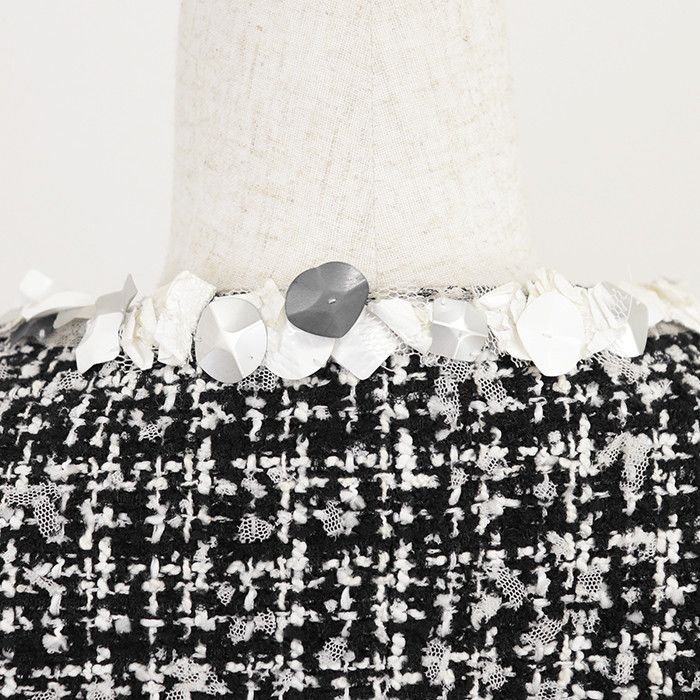 Chanel Chanel Chanel Fancy Tweed Jacket Textile Outerwear P35389 DUTY FREE for USA Size ONE SIZE - 7 Thumbnail