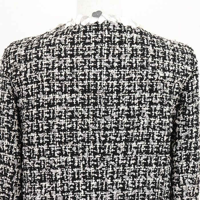 Chanel Chanel Chanel Fancy Tweed Jacket Textile Outerwear P35389 DUTY FREE for USA Size ONE SIZE - 6 Thumbnail