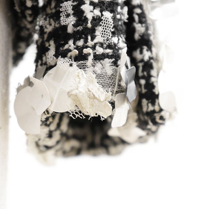 Chanel Chanel Chanel Fancy Tweed Jacket Textile Outerwear P35389 DUTY FREE for USA Size ONE SIZE - 4 Thumbnail