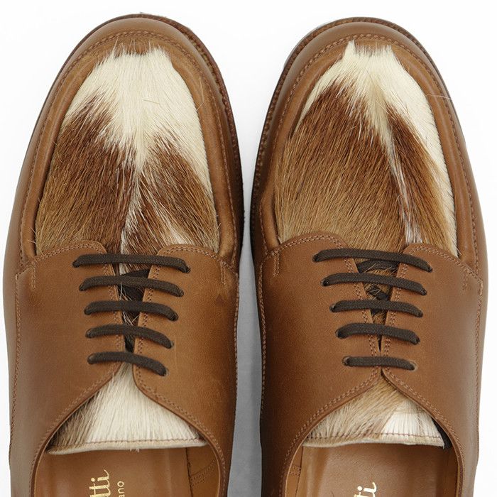 Other Other F.LLI Giacometti Calf Hair Derby Shoes Leather Shoes DUTY FREE for USA Size ONE SIZE - 11 Thumbnail