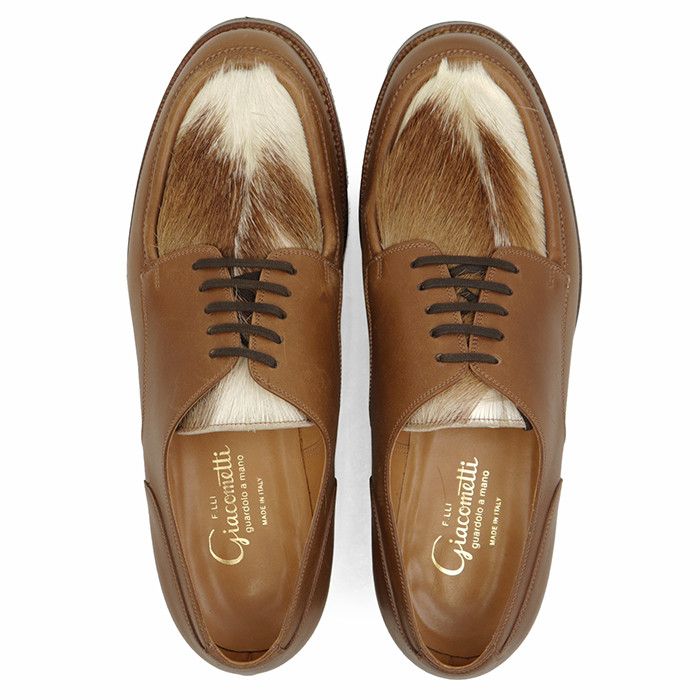 Other Other F.LLI Giacometti Calf Hair Derby Shoes Leather Shoes DUTY FREE for USA Size ONE SIZE - 5 Thumbnail