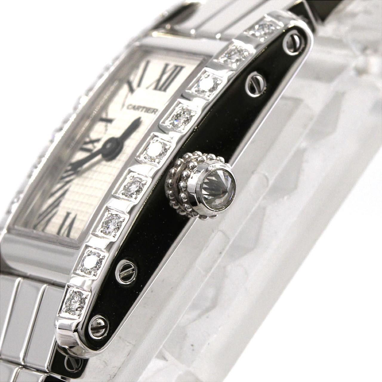 Cartier Cartier Cartier Tank Allonge White Gold Quartz Precious Metal Quartz WJ2003W3 DUTY FREE for USA Size ONE SIZE - 5 Thumbnail